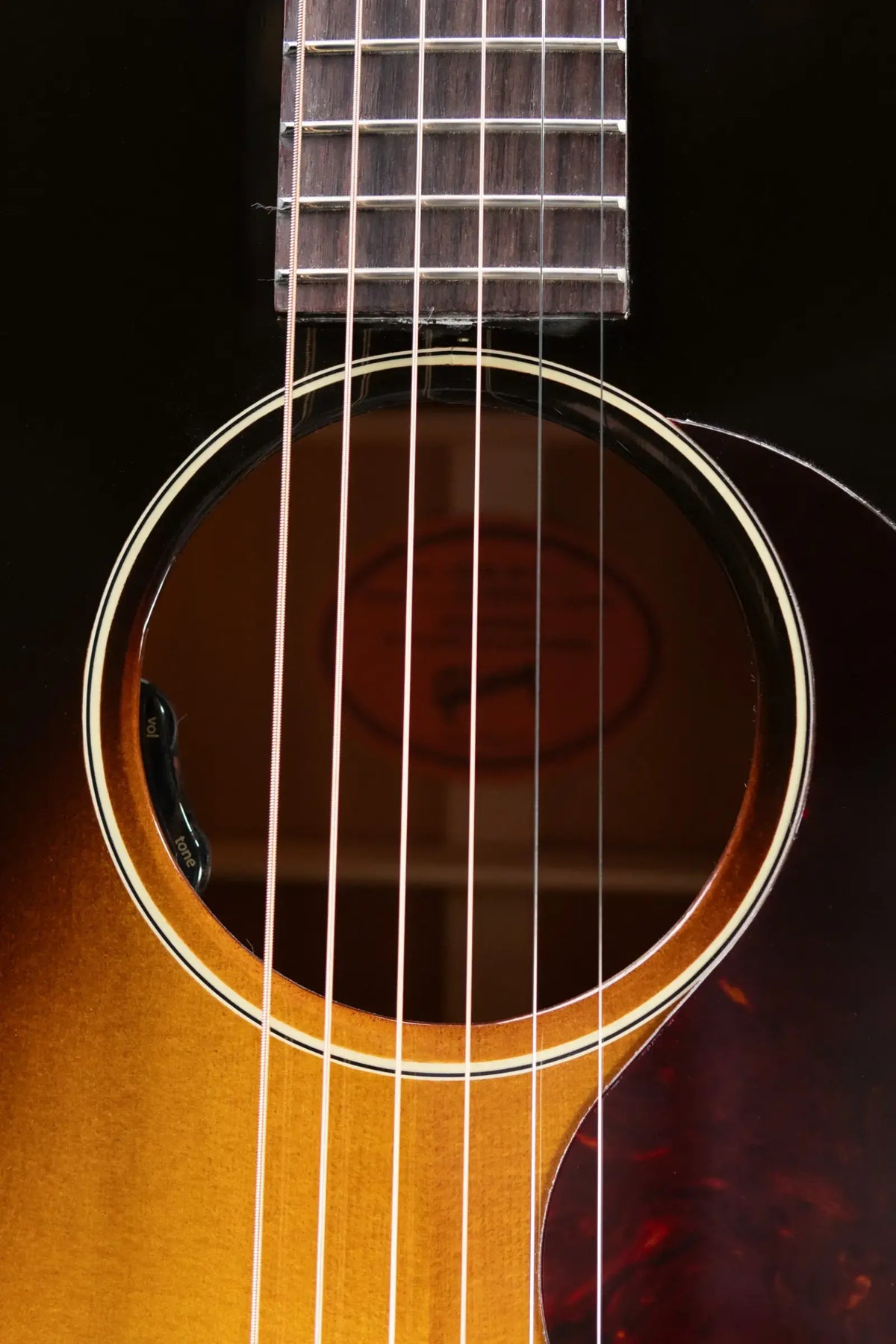 Gibson LG-2 50s Original HiFi DNA Acoustic/Electric Guitar - Vintage Sunburst with Hardshell Case