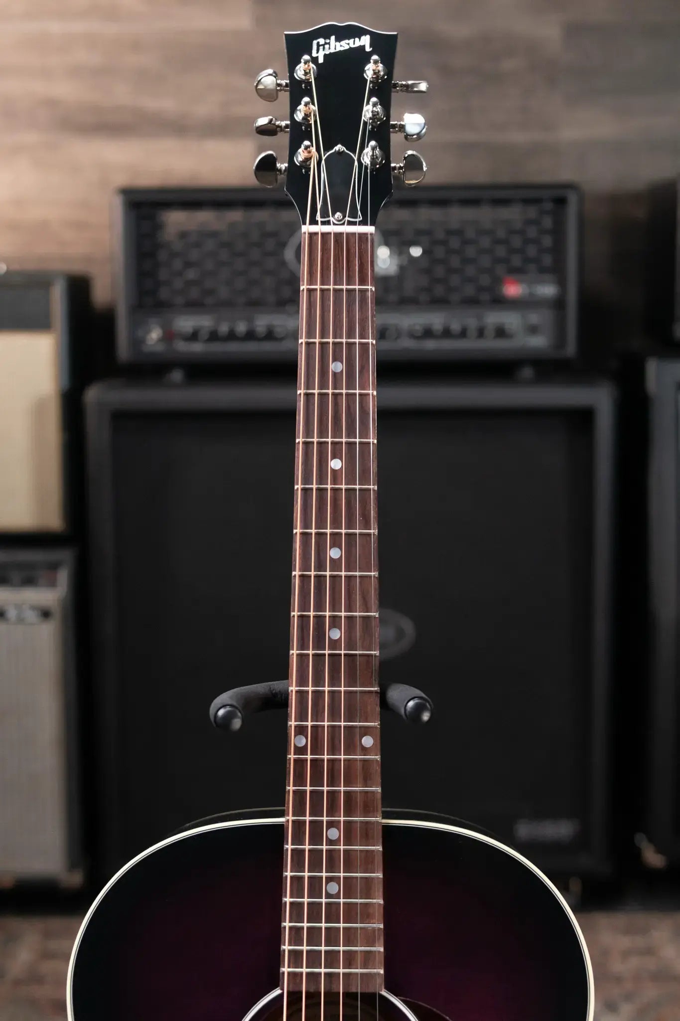 Gibson J-45 Standard Dreadnought Acoustic/Electric Guitar - Purple Burst with Hardshell Case