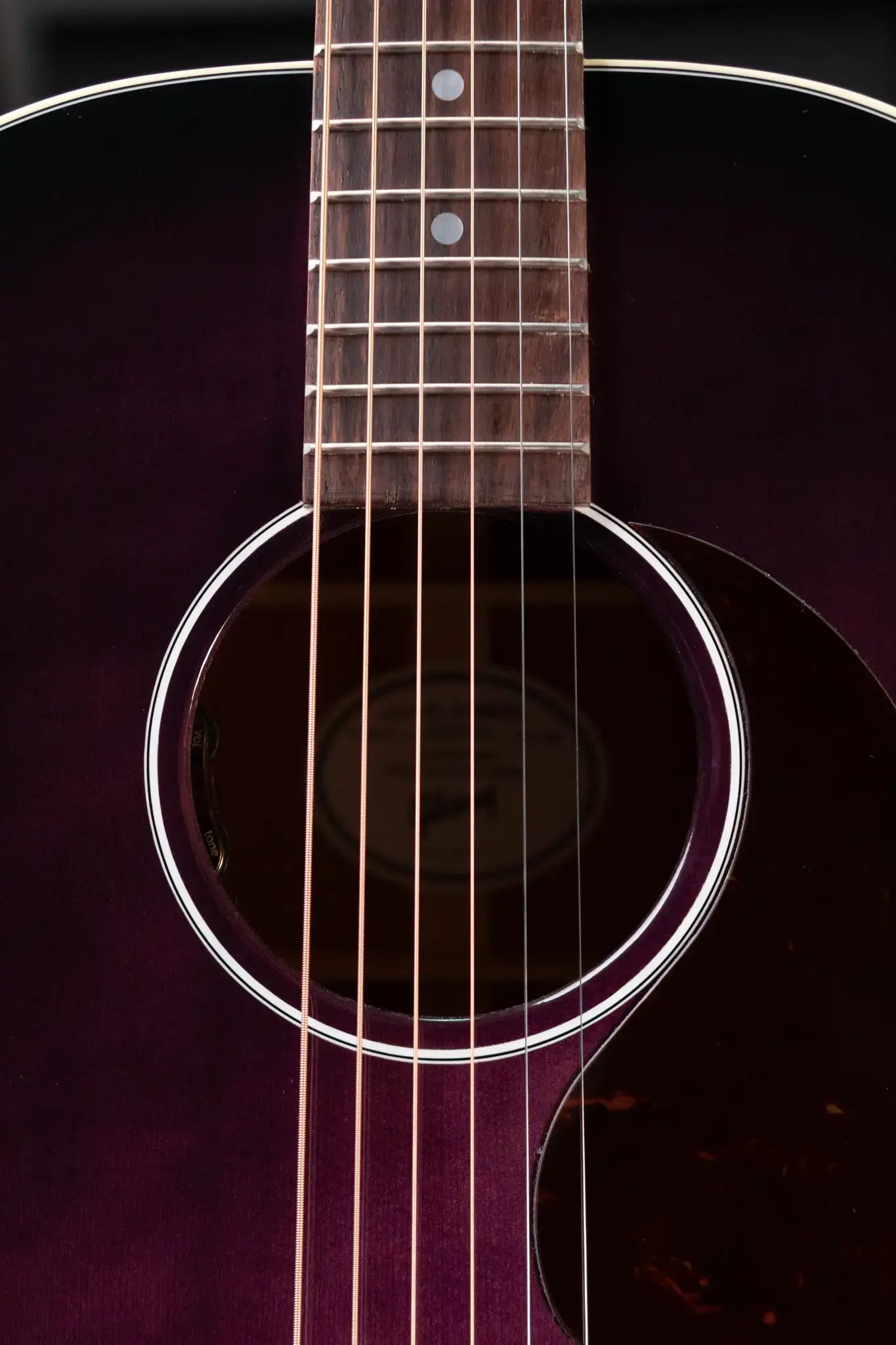 Gibson J-45 Standard Dreadnought Acoustic/Electric Guitar - Purple Burst with Hardshell Case