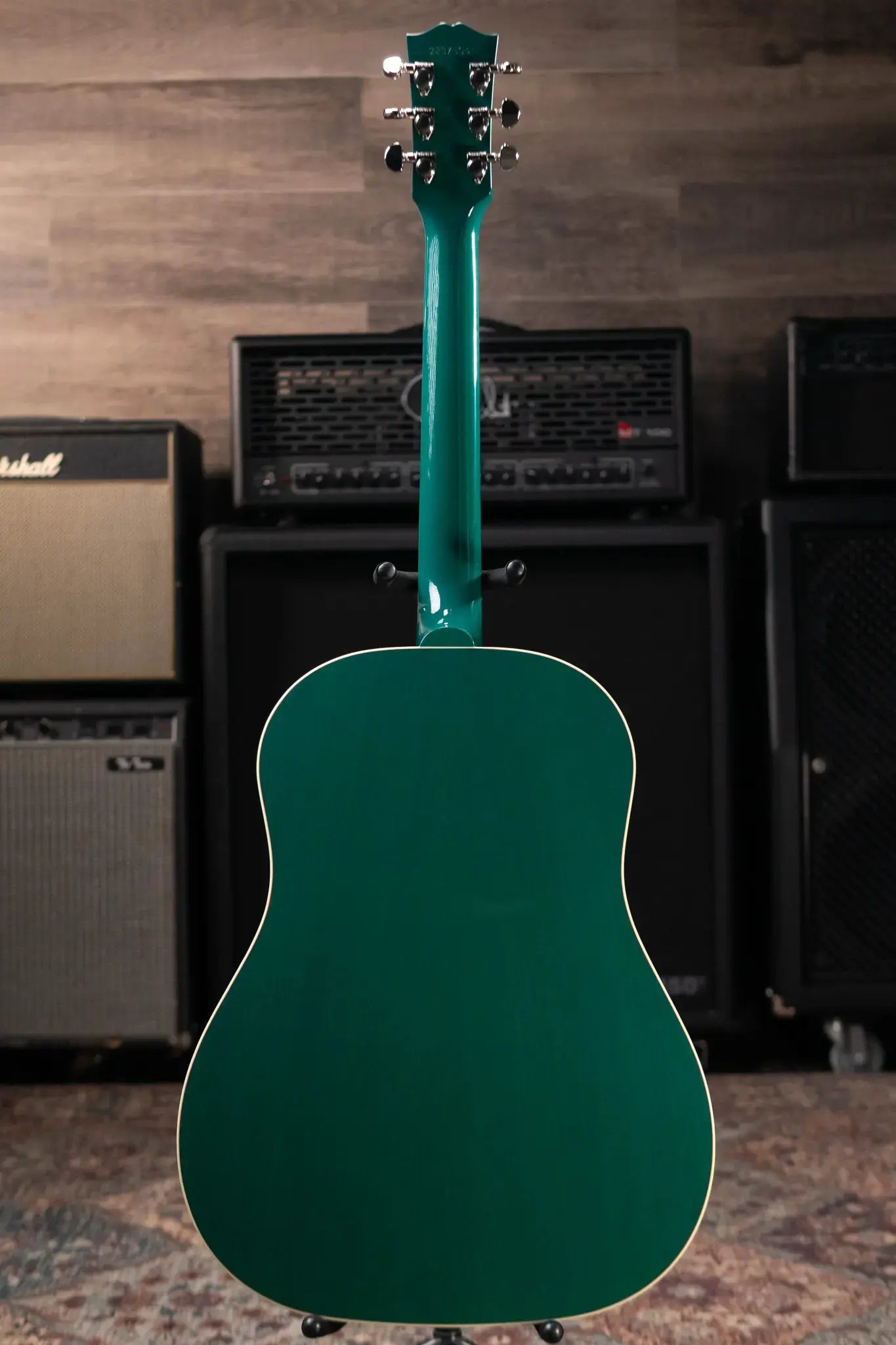 Gibson J-45 Standard Dreadnought Acoustic/Electric Guitar - Translucent Teal with Hardshell Case