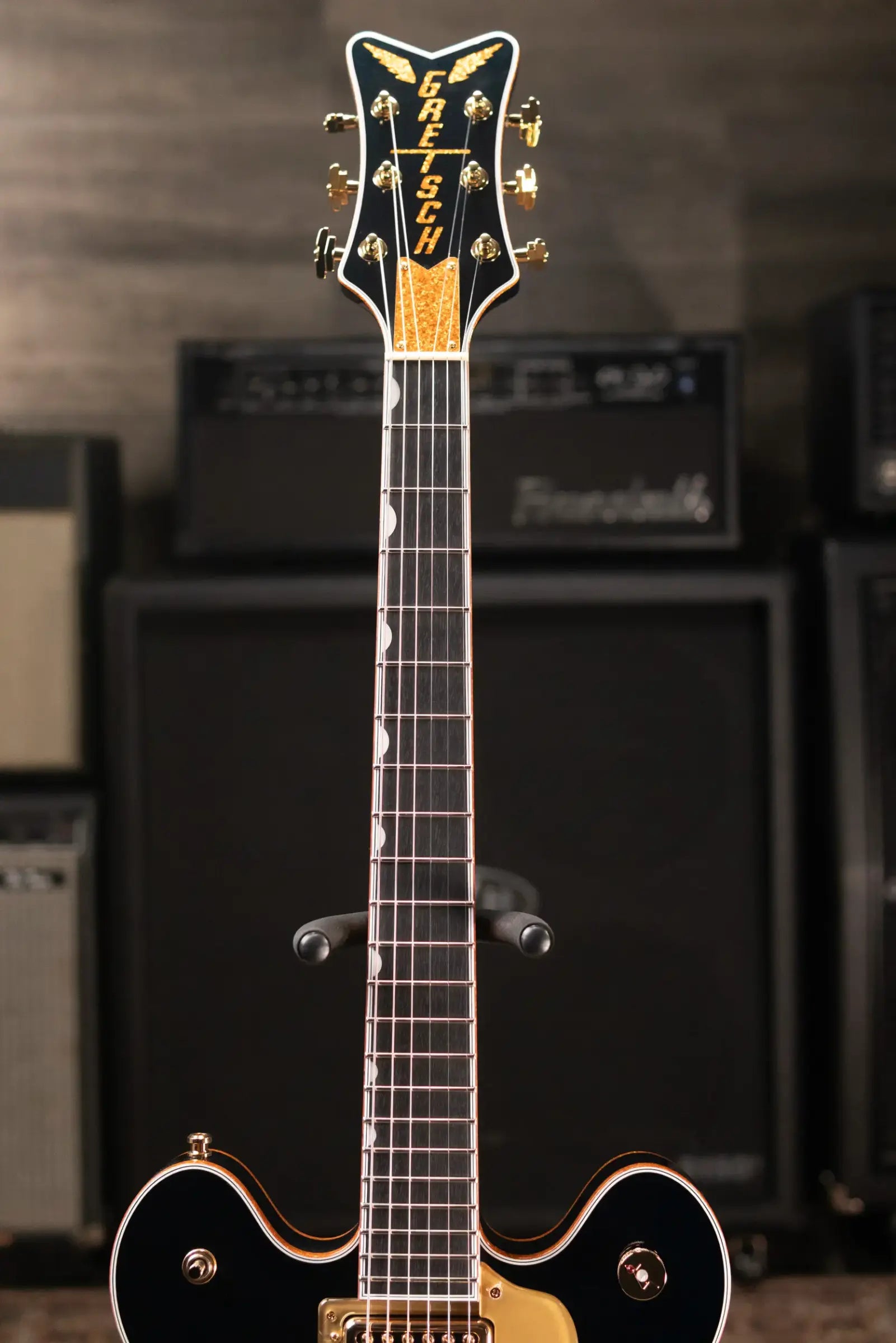 Gretsch Falcon Center Block LTD Electric Guitar with String-Thru Bigsby - Midnight Sapphire with Hardshell Case