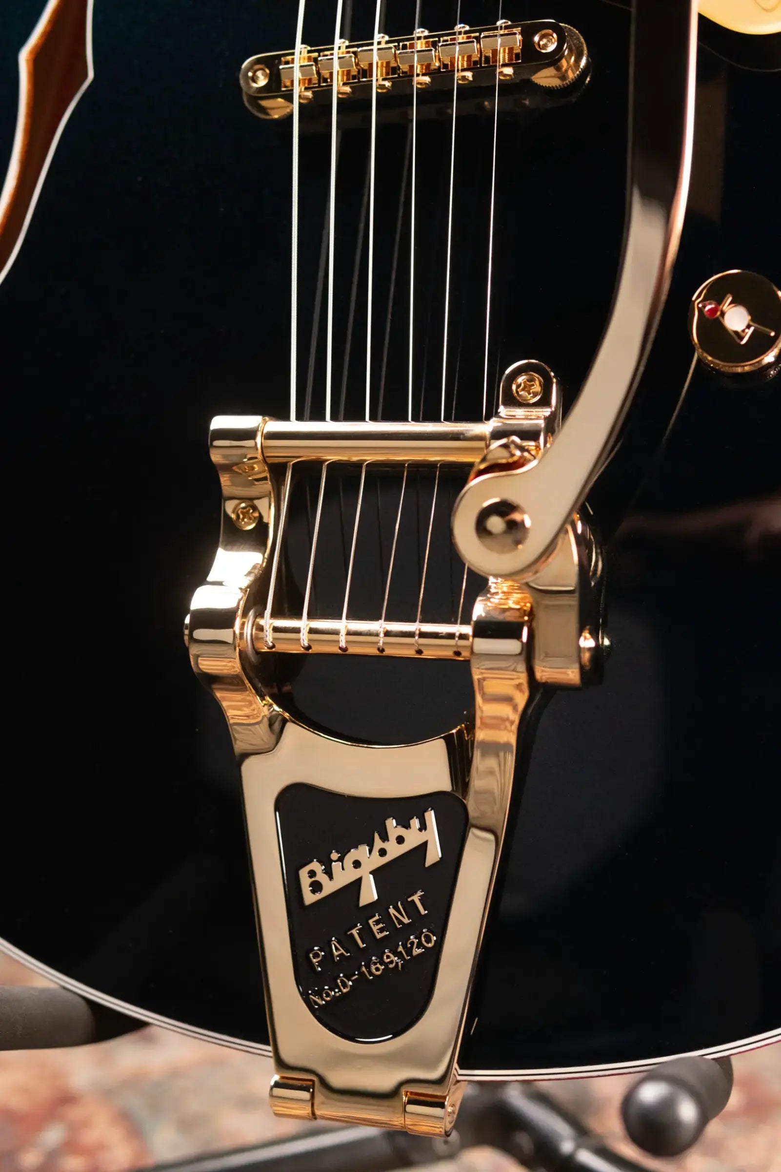 Gretsch Falcon Center Block LTD Electric Guitar with String-Thru Bigsby - Midnight Sapphire with Hardshell Case