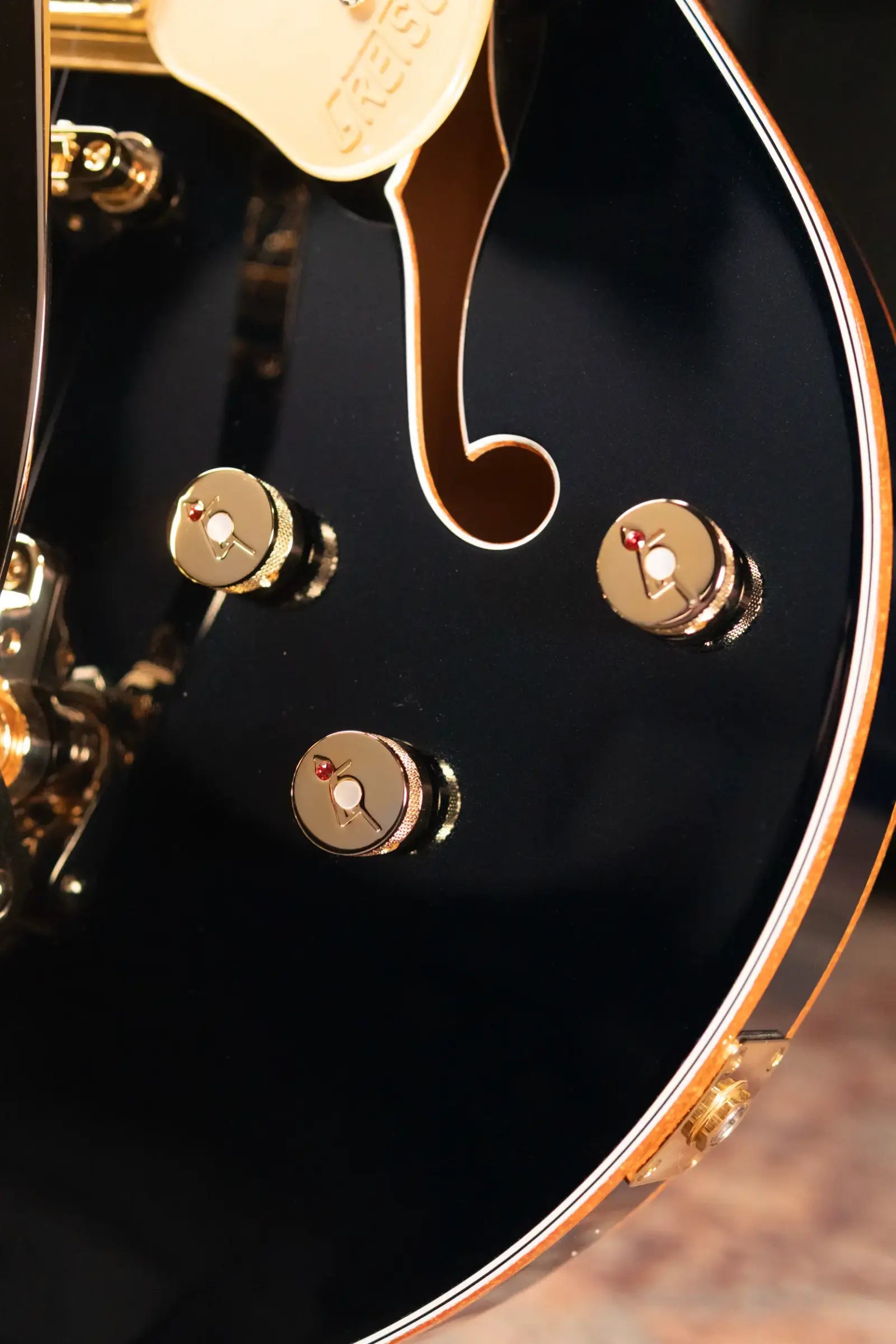 Gretsch Falcon Center Block LTD Electric Guitar with String-Thru Bigsby - Midnight Sapphire with Hardshell Case