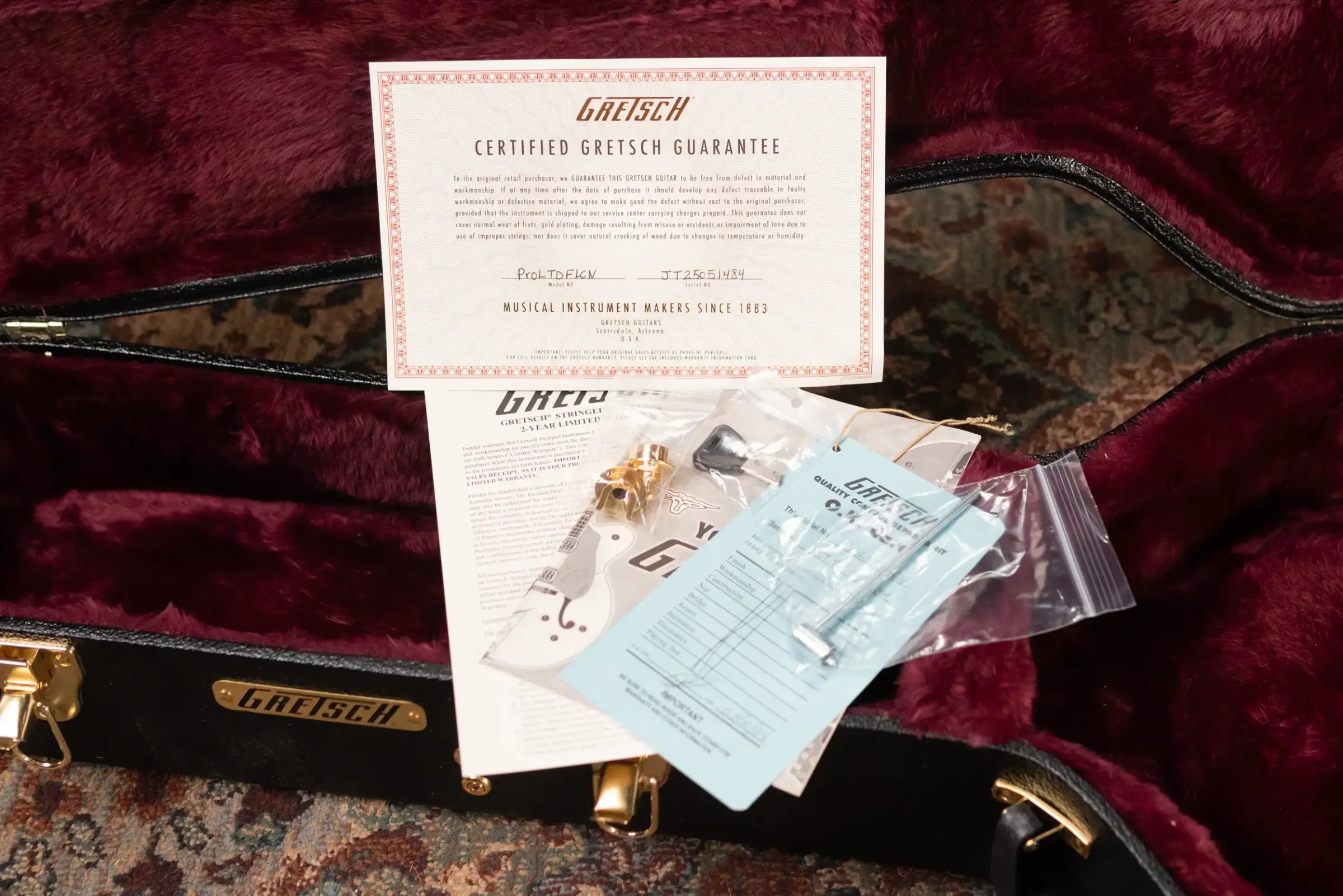Gretsch Falcon Center Block LTD Electric Guitar with String-Thru Bigsby - Midnight Sapphire with Hardshell Case
