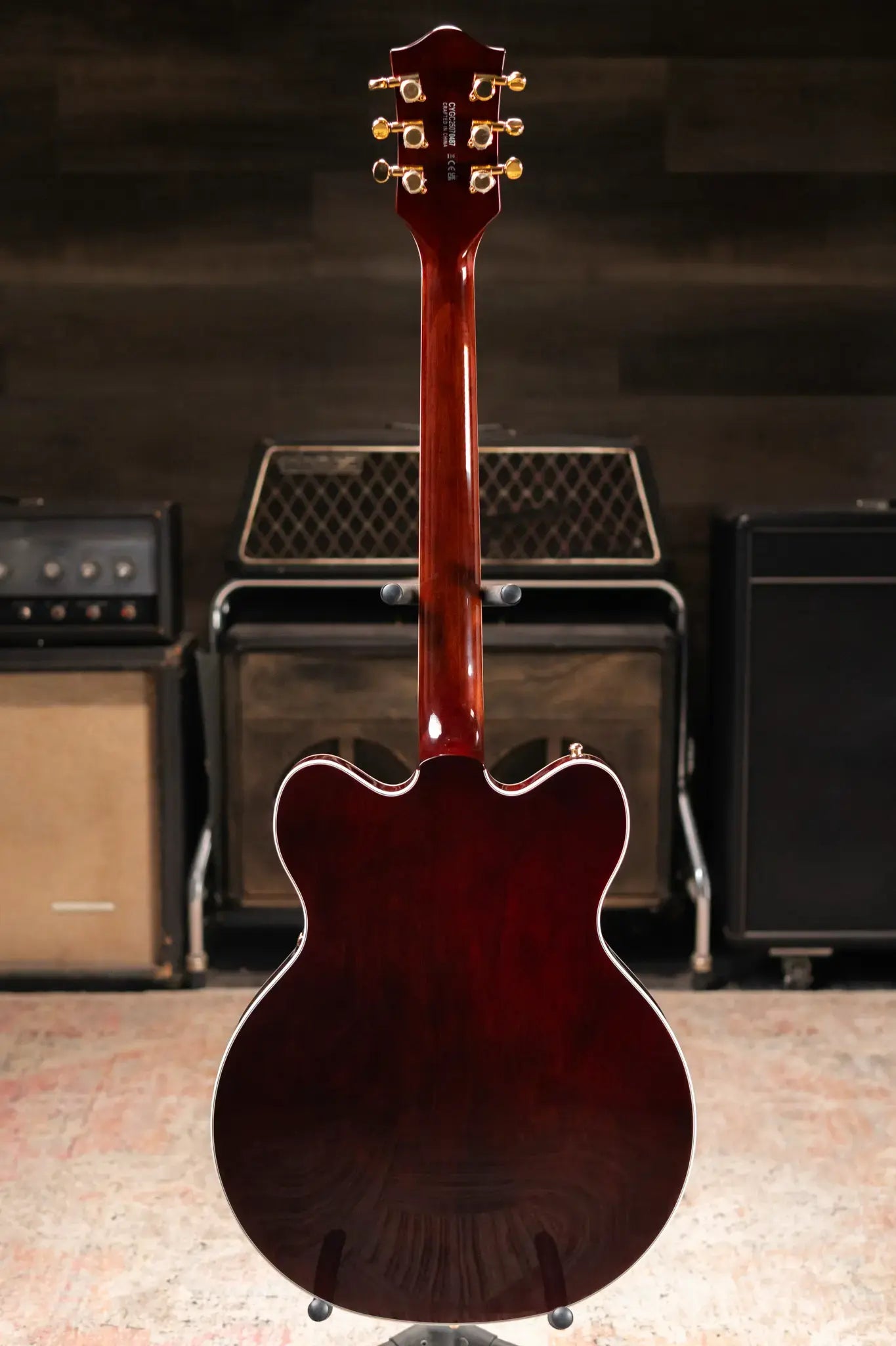 Gretsch Limited Edition Abbey Road Studiomatic Hollow Body with Bigsby Electric Guitar - Classic Walnut Stain with Hardshell Case