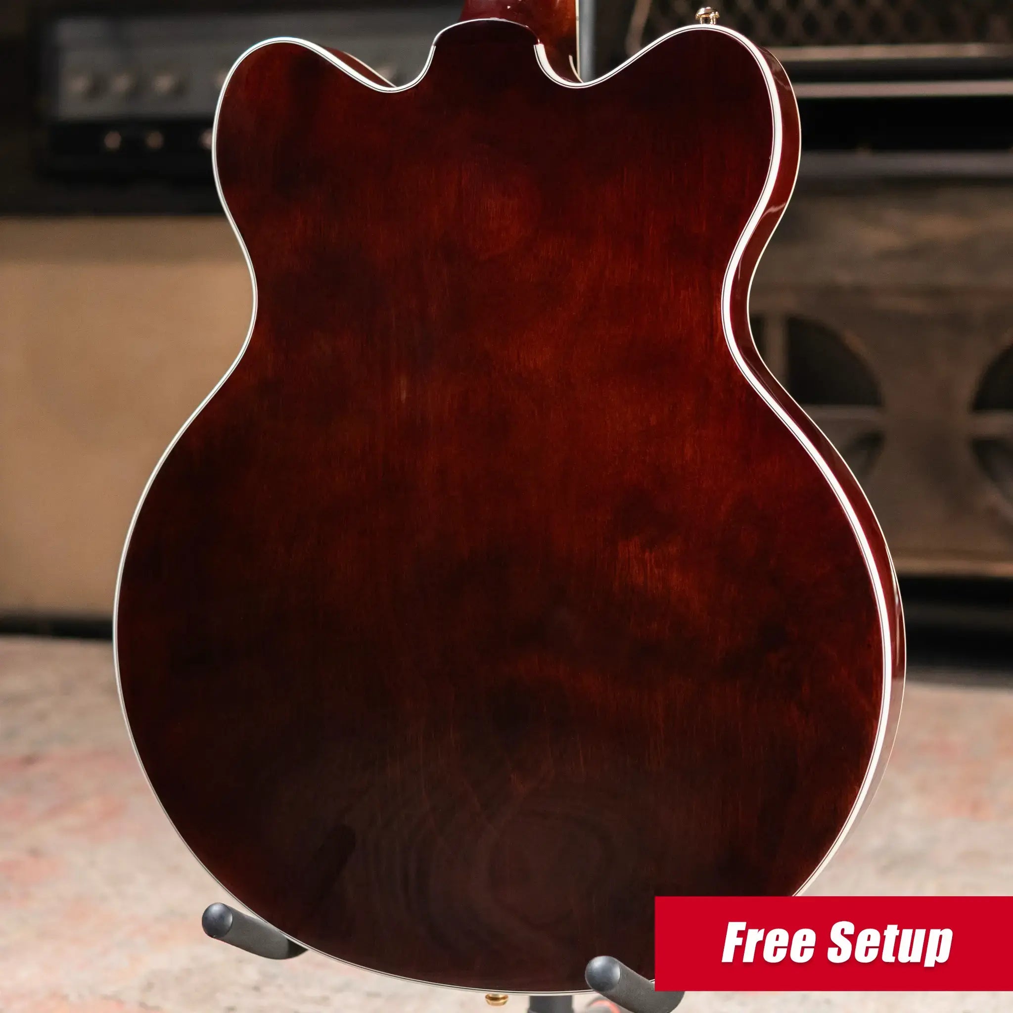 Gretsch Limited Edition Abbey Road Studiomatic Hollow Body with Bigsby Electric Guitar - Classic Walnut Stain with Hardshell Case