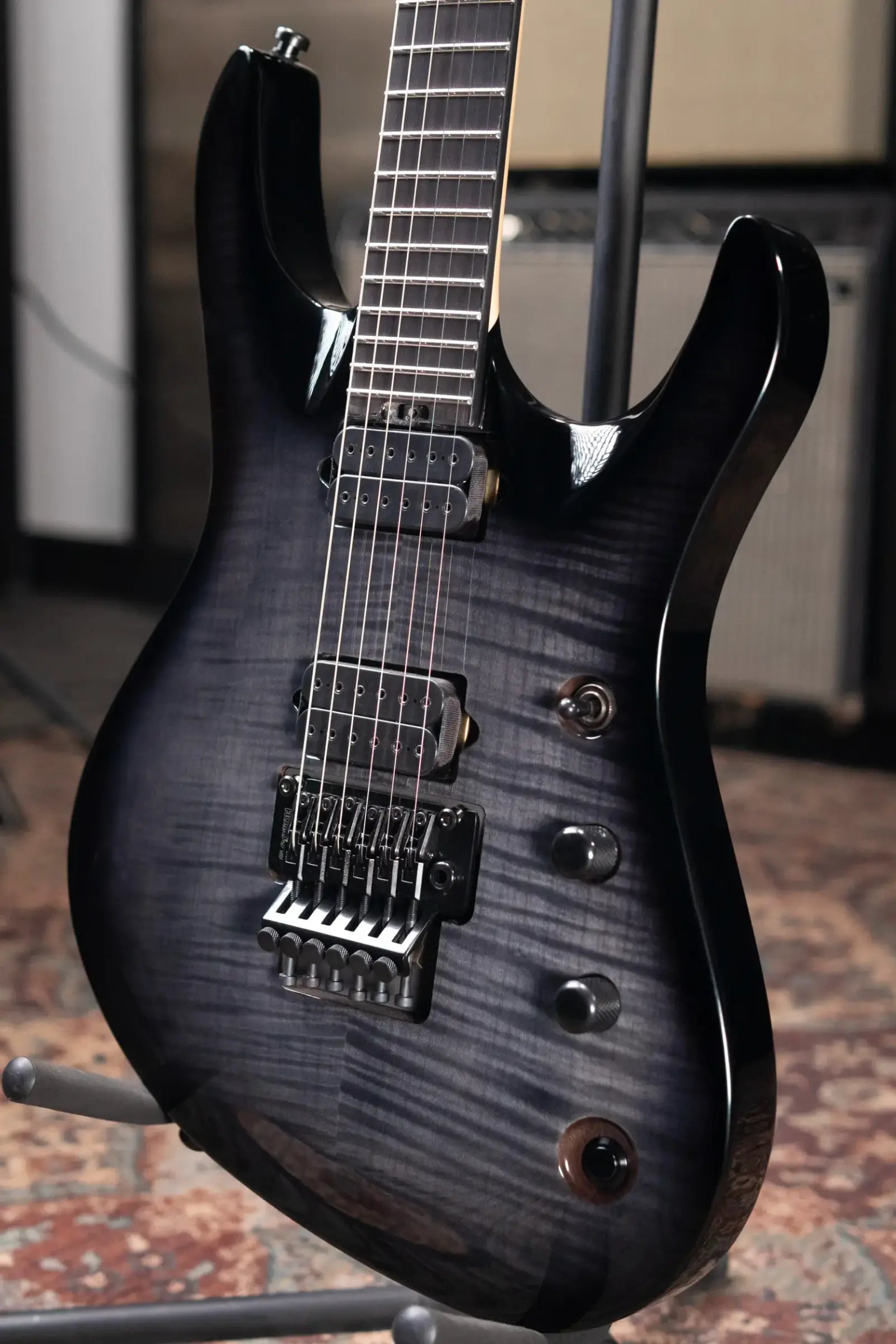 Jackson Pro Plus Series Signature Chris Broderick Soloist 6 Electric Guitar - Transparent Black with Soft Case