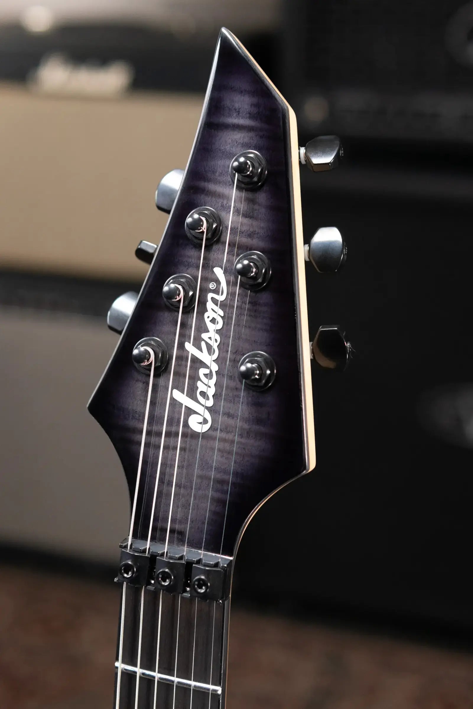 Jackson Pro Plus Series Signature Chris Broderick Solist 6 Electric Guitar - Transparent Black with Soft Case