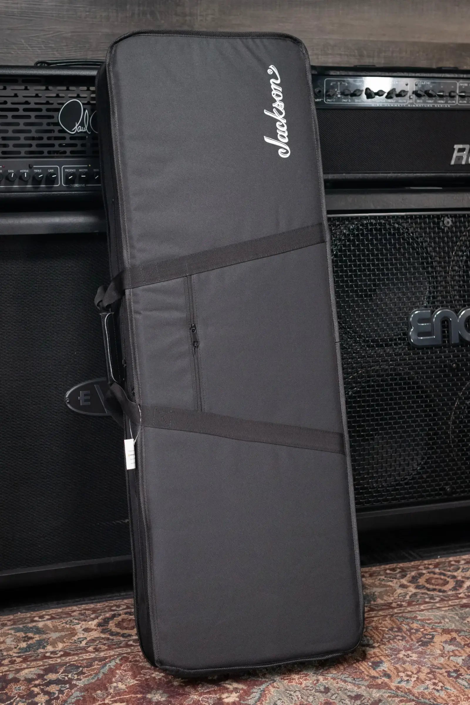 Jackson Pro Plus Series Signature Chris Broderick Solist 6 Electric Guitar - Transparent Black with Soft Case