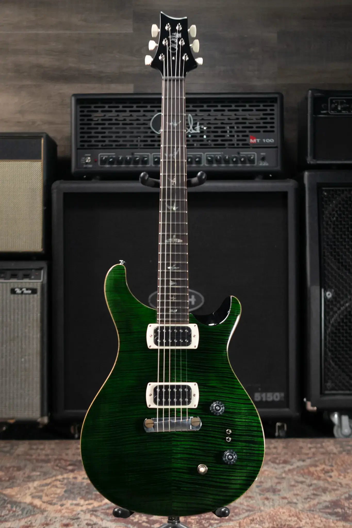 PRS SE Paul's Guitar Electric Guitar - Teal Black with Gig Bag