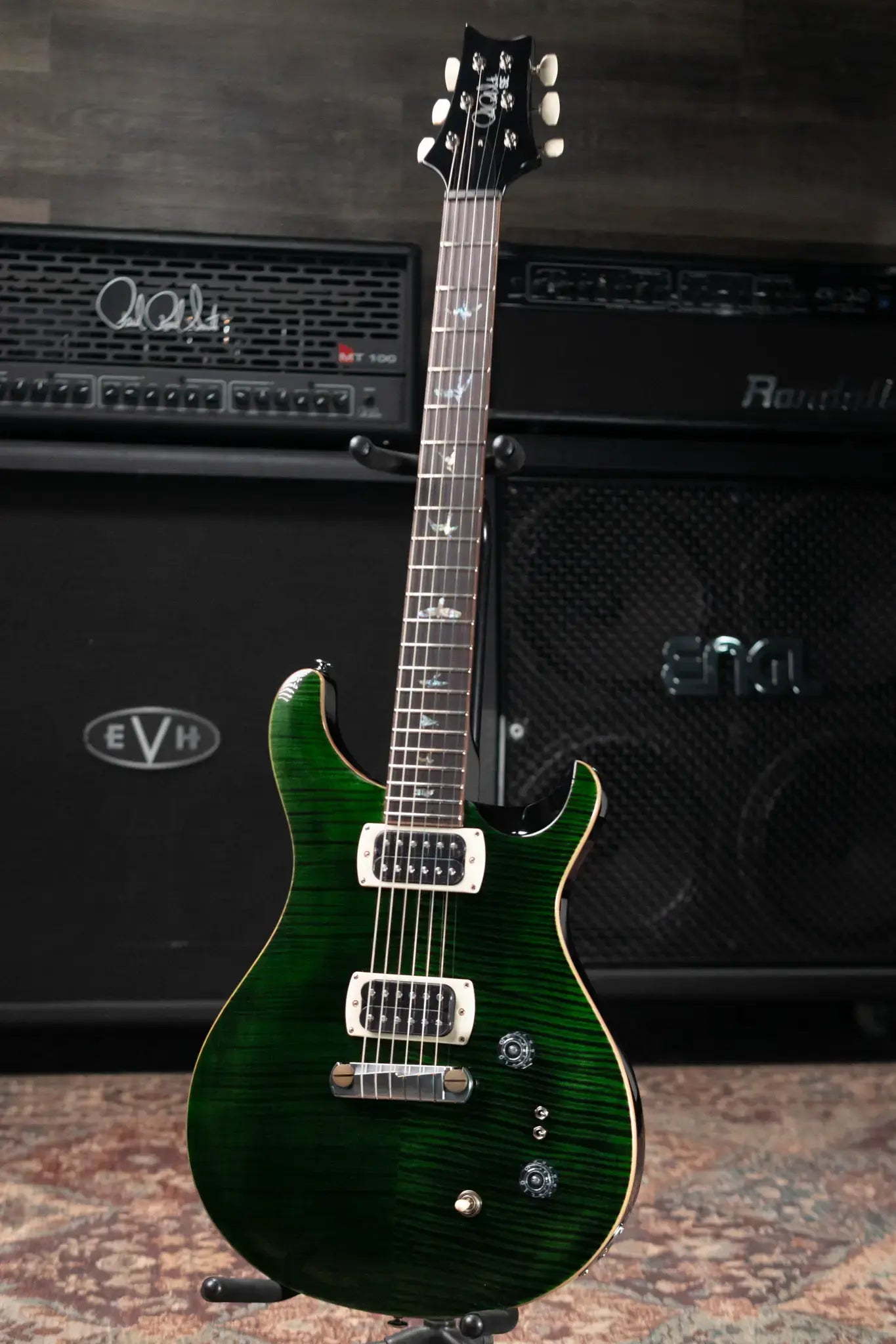 PRS SE Paul's Guitar Electric Guitar - Teal Black with Gig Bag