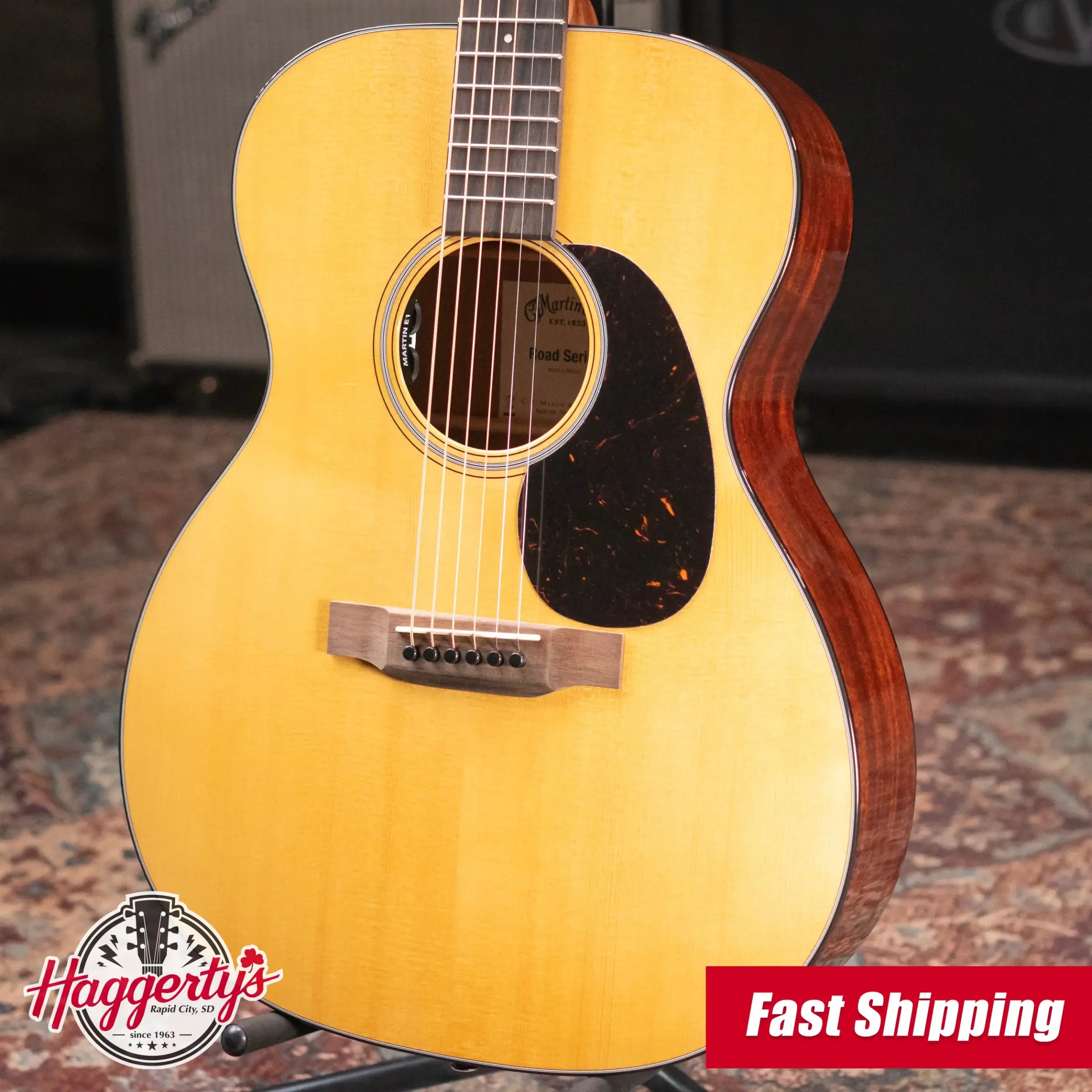 Martin 000-12E Retro Acoustic/Electric Guitar - Spruce/Sapele with Gig Bag