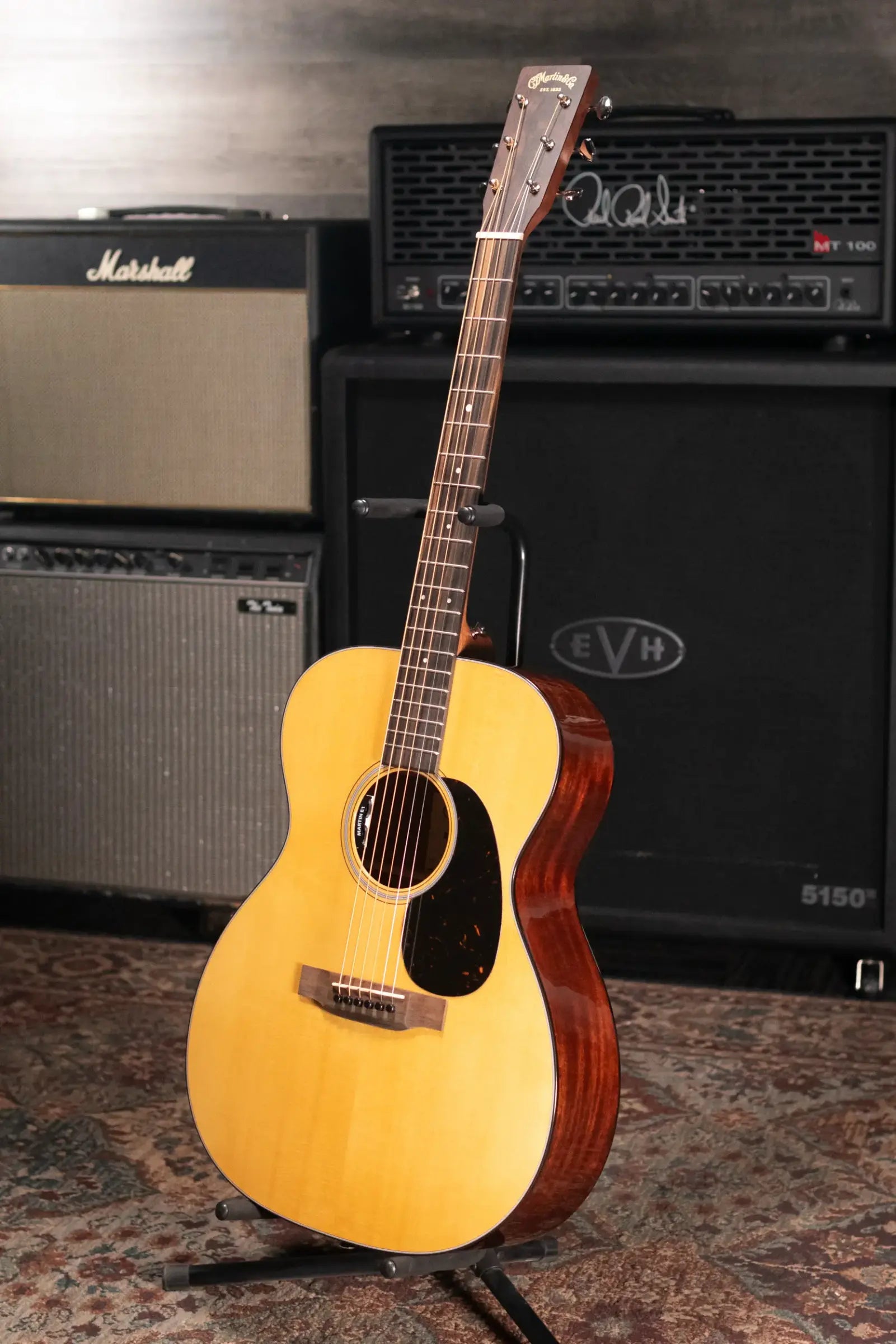Martin 000-12E Retro Acoustic/Electric Guitar - Spruce/Sapele with Gig Bag