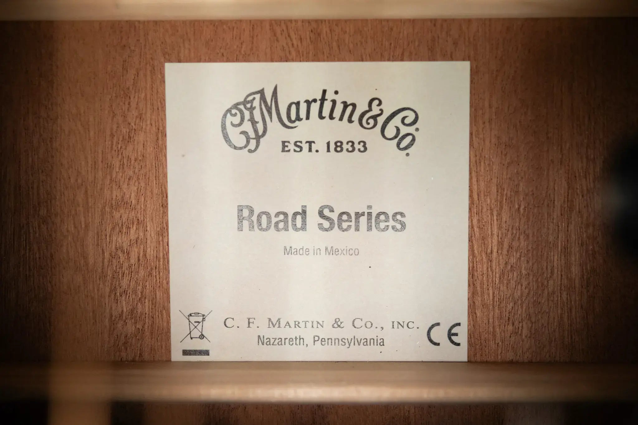 Martin DC-10E Modern Dreadnought Acoustic/Electric Guitar - Black with Gig Bag