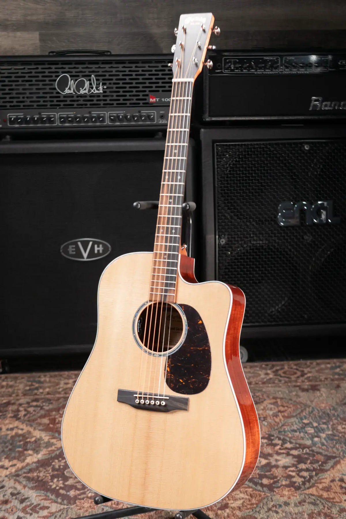 Martin DC-13E Modern Dreadnought Acoustic/Electric Guitar - Spruce/Koa with Gig Bag - Demo
