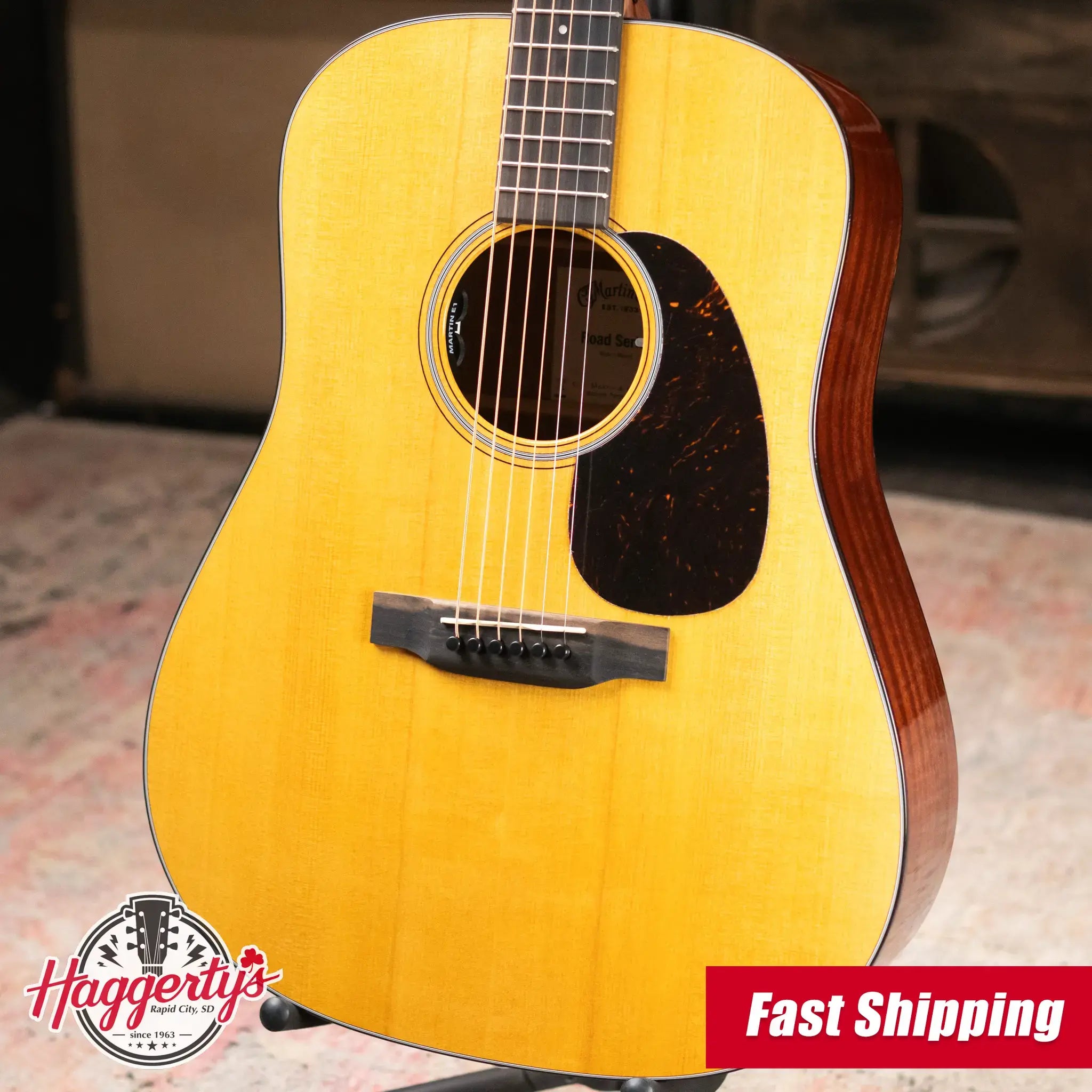 Martin D-12E Retro Dreadnought Acoustic/Electric Guitar - Spruce/Sapele with Gig Bag