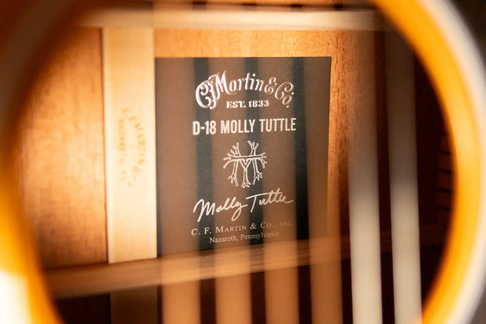 Martin D-18 Molly Tuttle Signature Acoustic Guitar - Vintage Sunburst with Hardshell Case