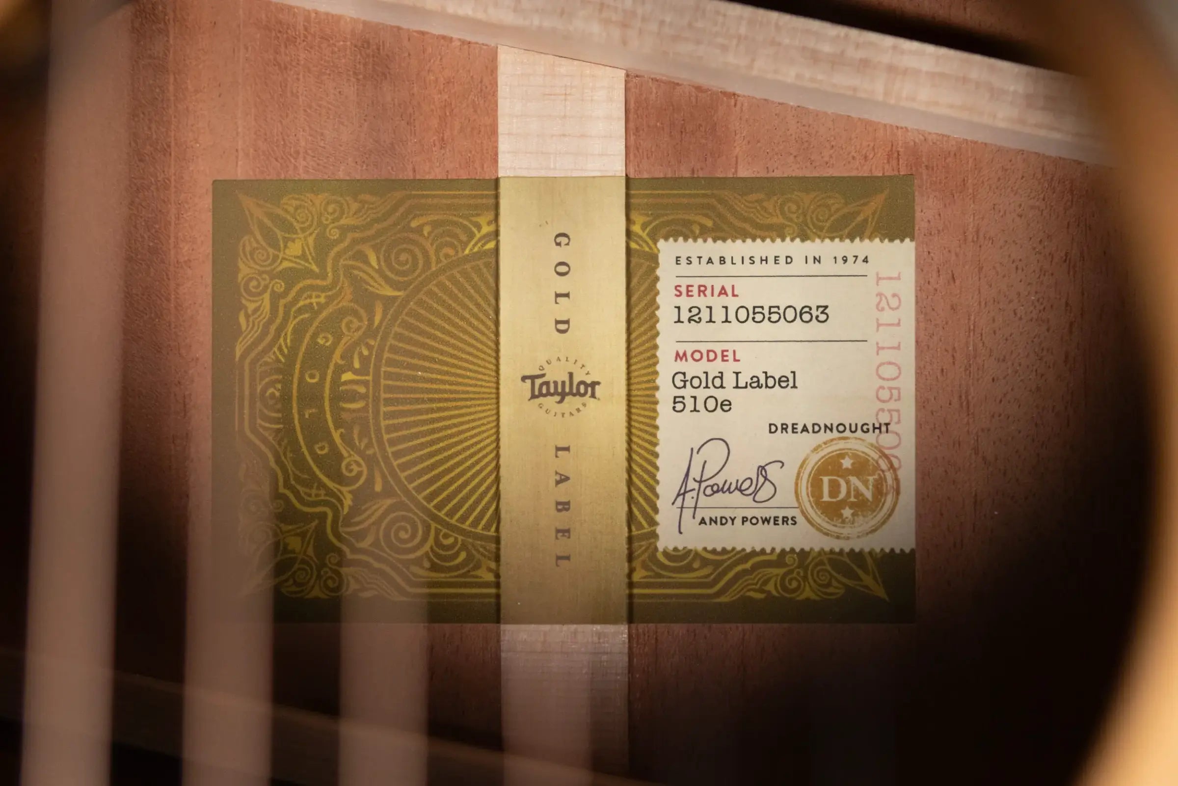 Taylor Gold Label 510e Dreadnought Acoustic/Electric Guitar with Hardshell Case