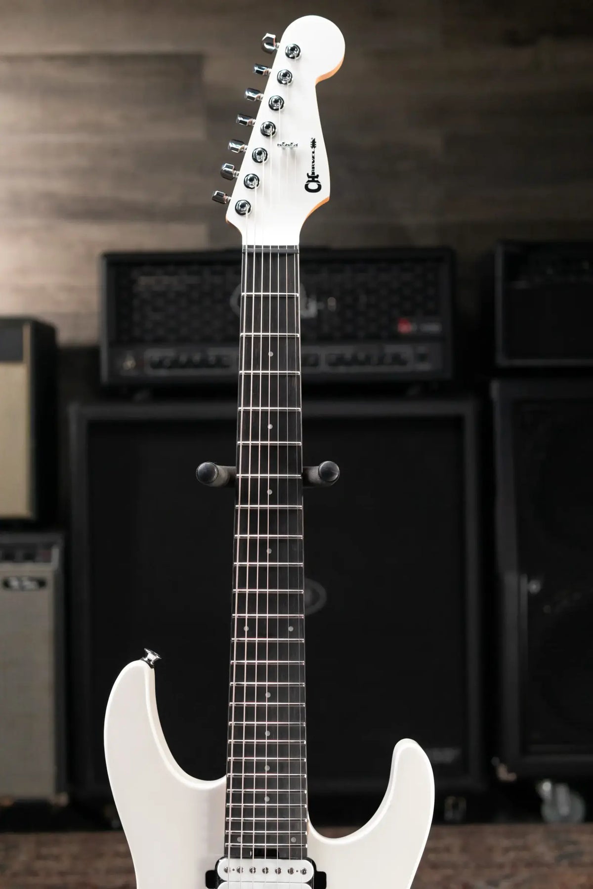 Charvel Pro-Mod Plus Limited Edition DK24-7 HH 2PT EB 7-String Electric Guitar - Celestial Silk with Gig Bag - Demo