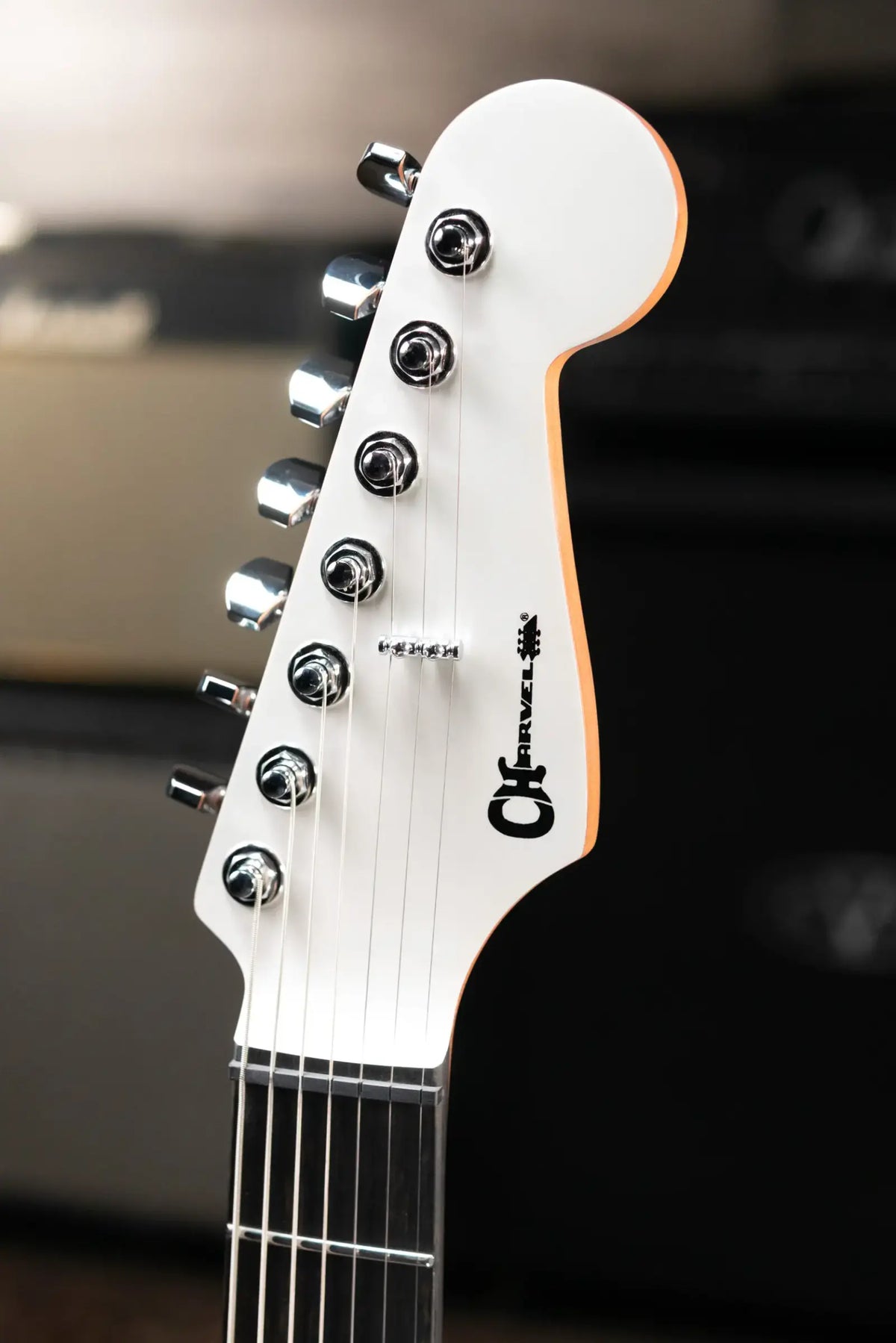 Charvel Pro-Mod Plus Limited Edition DK24-7 HH 2PT EB 7-String Electric Guitar - Celestial Silk with Gig Bag - Demo