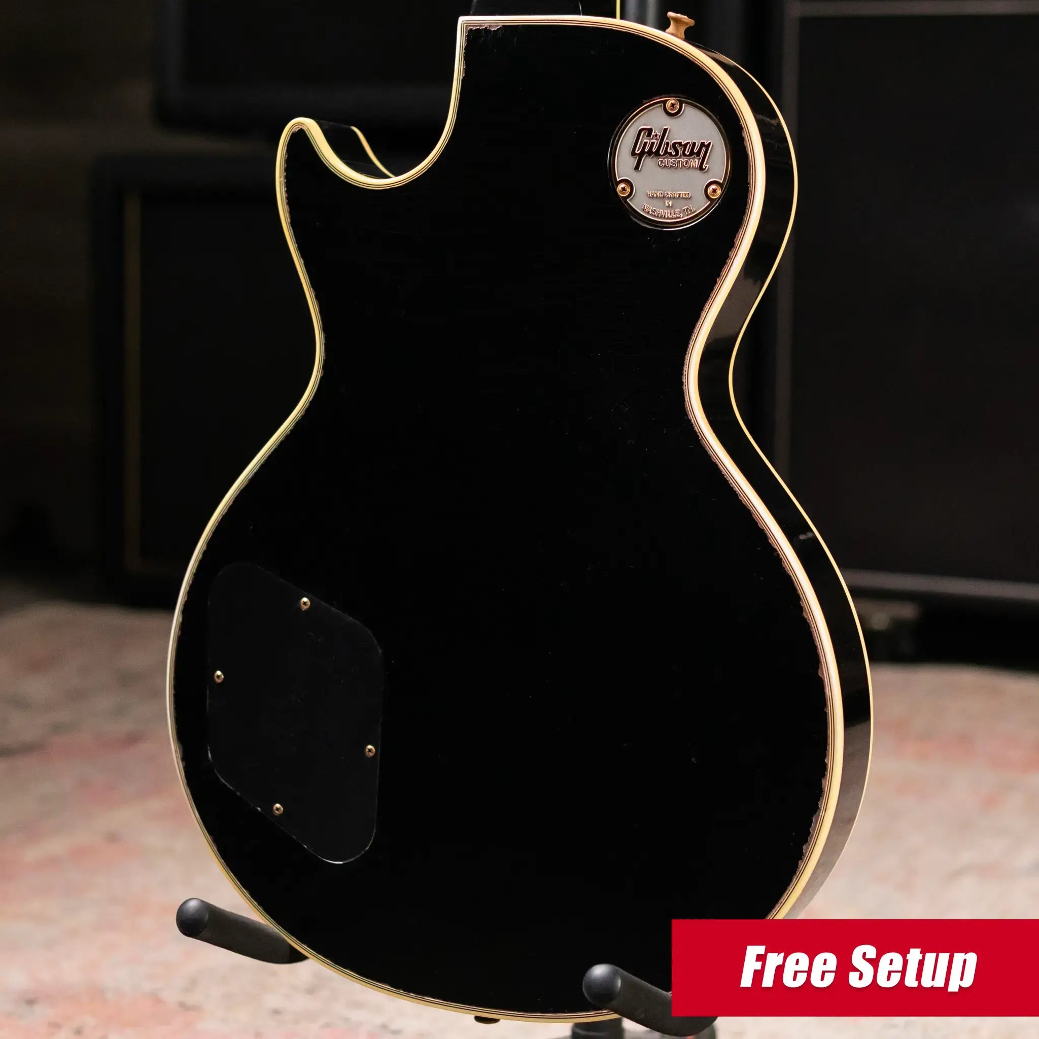 Gibson Custom Shop 1968 Les Paul Custom Mick Ronson Signature Murphy Lab Light Aged Electric Guitar - Antique Natural with Hardshell Case