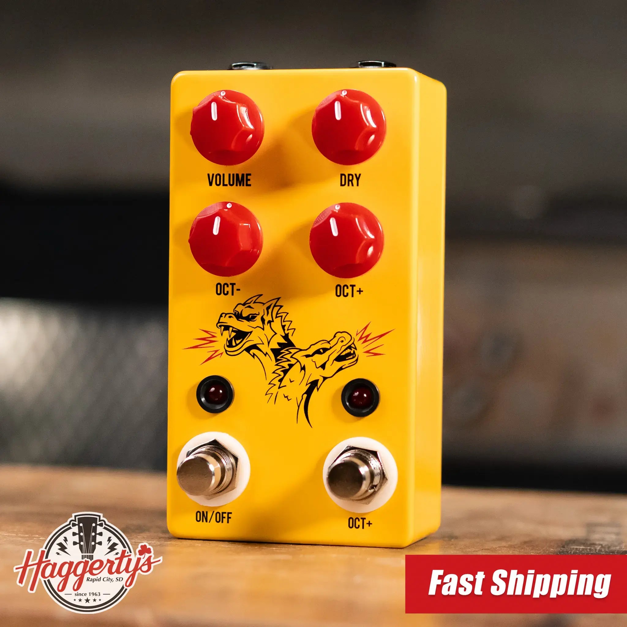 JHS Double Dragon Lo-Fi Octave Device Pedal