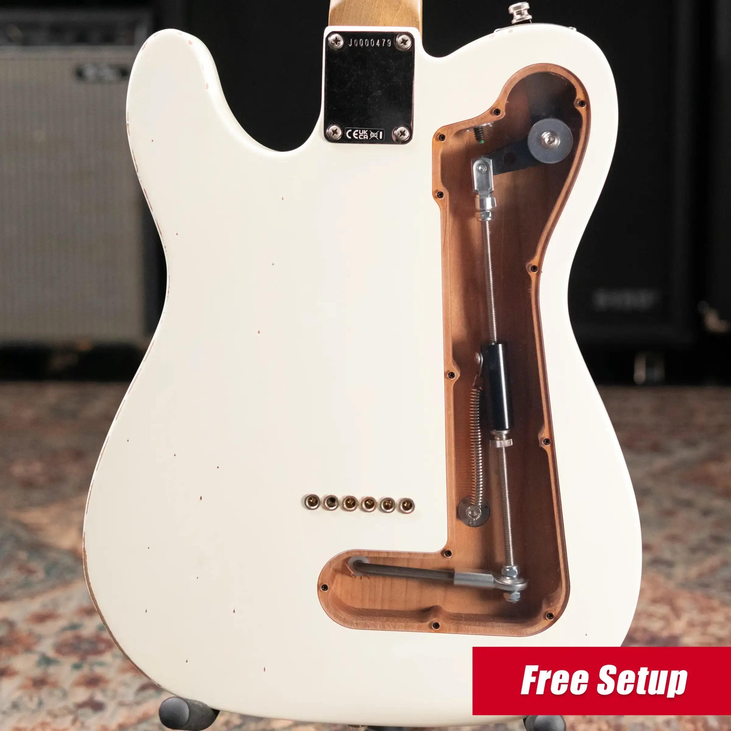 Fender John Osborne Signature Telecaster Electric Guitar - Olympic White with Hardshell Case