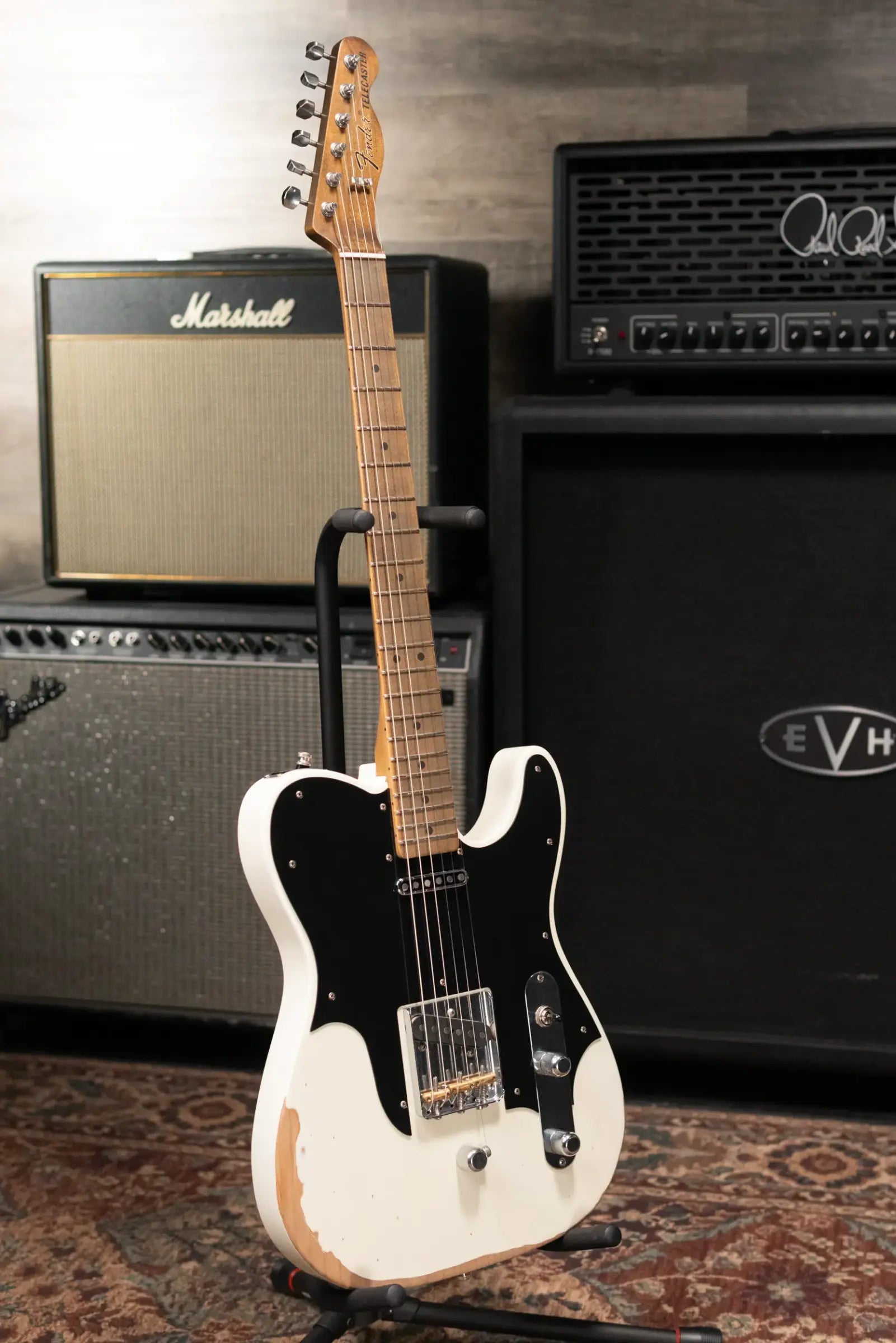 Fender John Osborne Signature Telecaster Electric Guitar - Olympic White with Hardshell Case