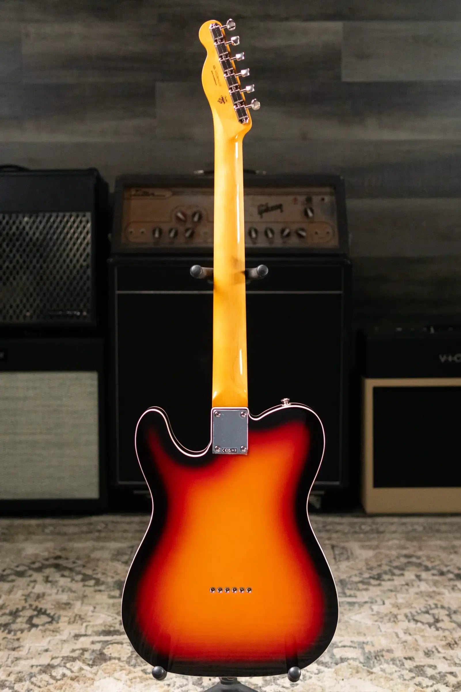 Fender Limited Edition Vintera III Early '60s Custom Telecaster Electric Guitar - 3-Color Sunburst with Gig Bag