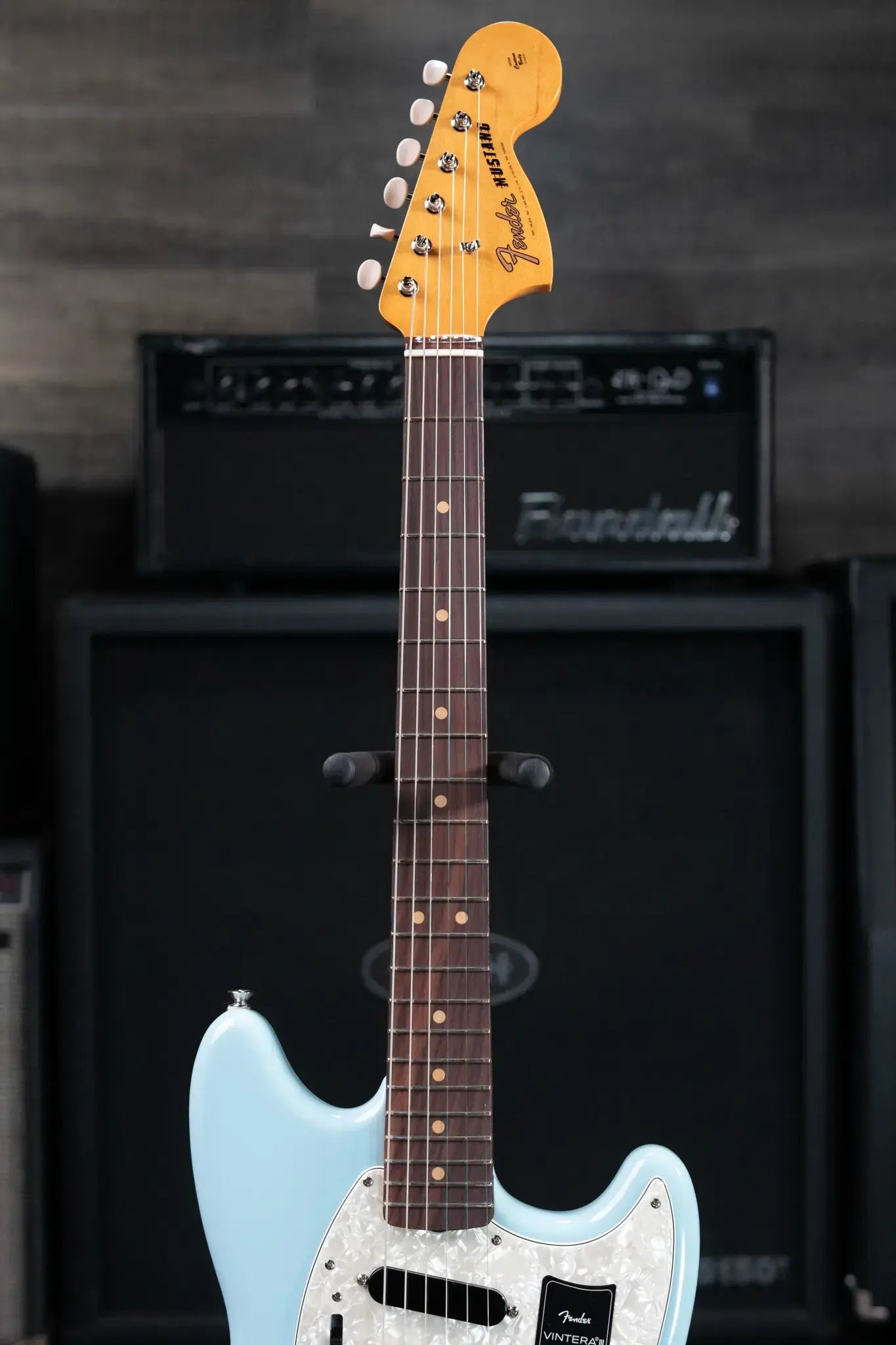 Fender Vintera III Mid '60s Mustang Electric Guitar - Sonic Blue with Gig Bag