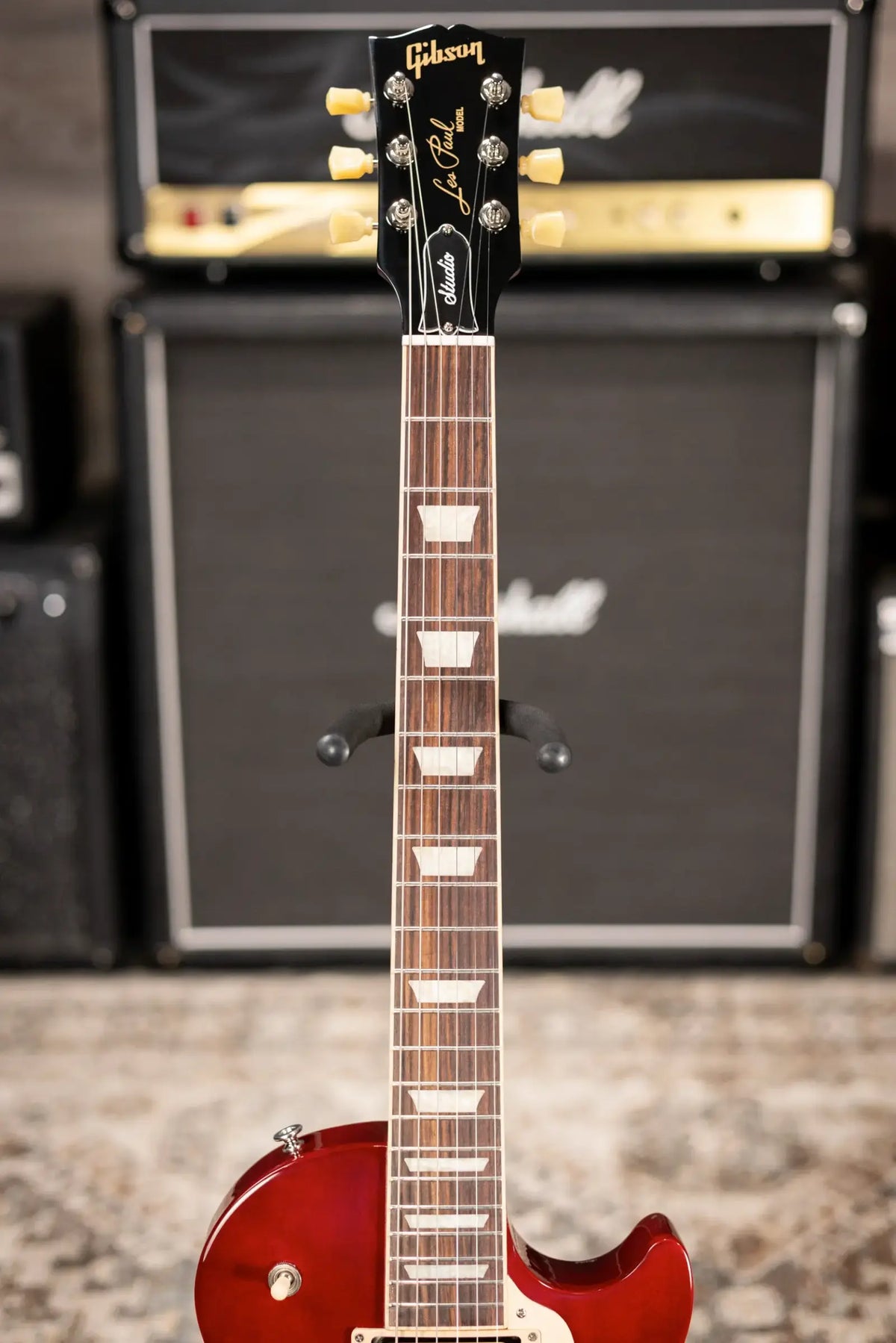 Gibson Les Paul Studio Double Trouble Electric Guitar - Cherry Sunburst with Gig Bag