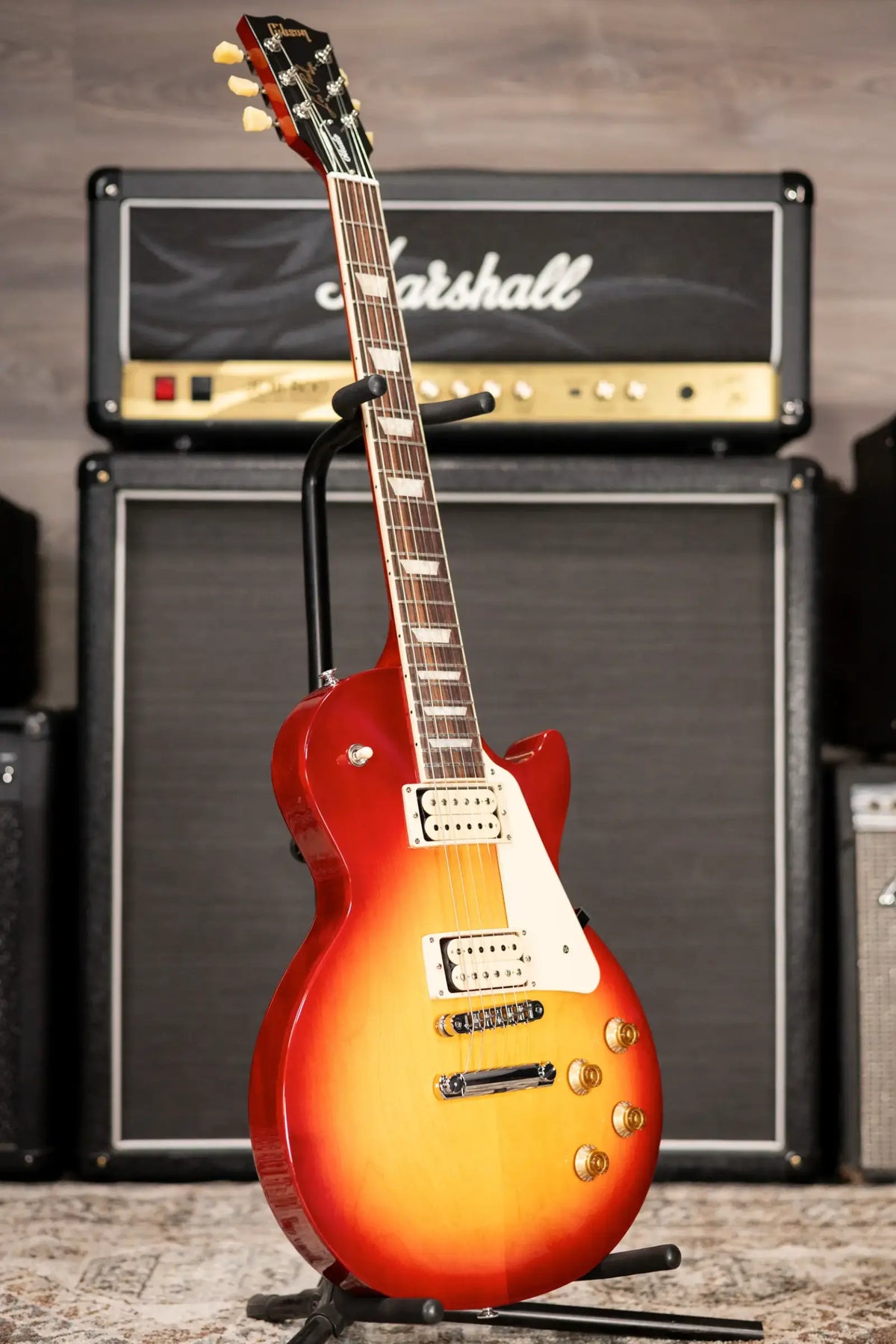 Gibson Les Paul Studio Double Trouble Electric Guitar - Cherry Sunburst with Gig Bag - Demo