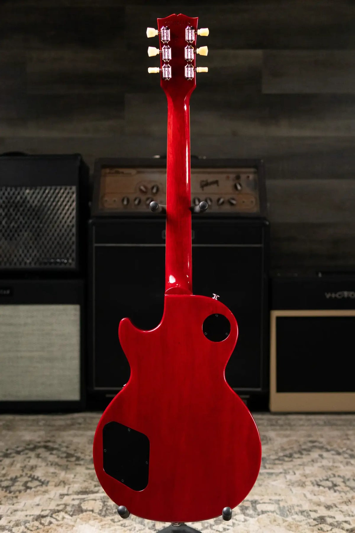 Gibson Les Paul Studio Double Trouble Electric Guitar - Dirty Lemon Burst/Cherry Back with Gig Bag