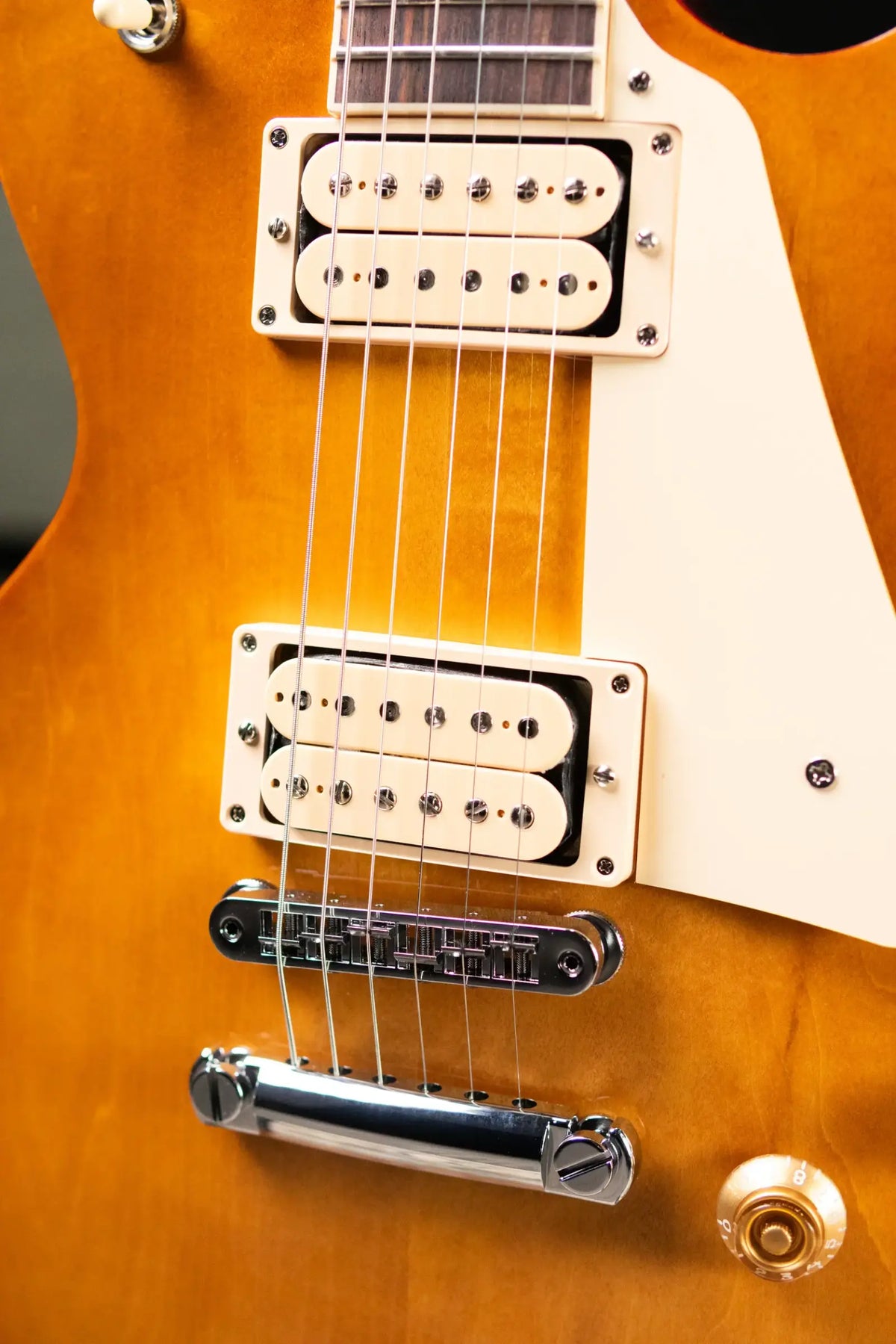 Gibson Les Paul Studio Double Trouble Electric Guitar - Dirty Lemon Burst/Cherry Back with Gig Bag