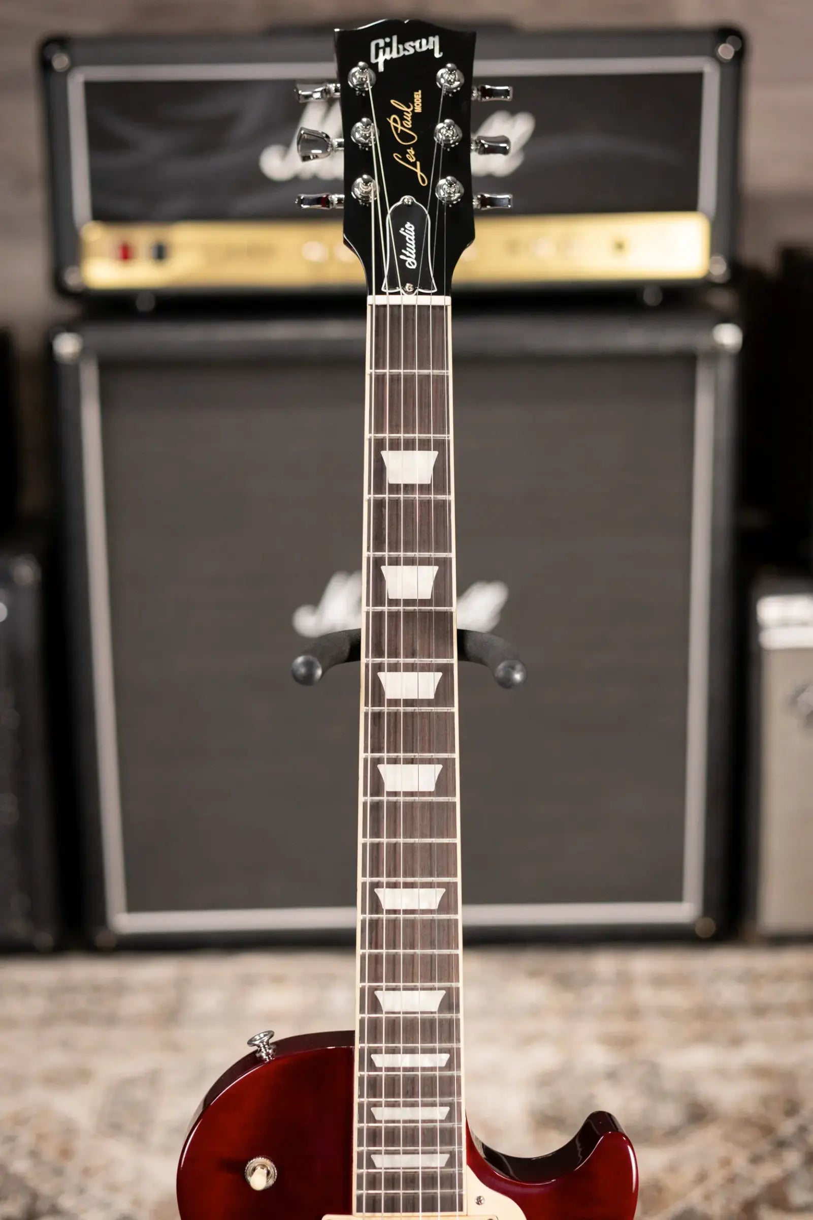 Gibson Les Paul Studio Session Electric Guitar - Cherry with Gig Bag
