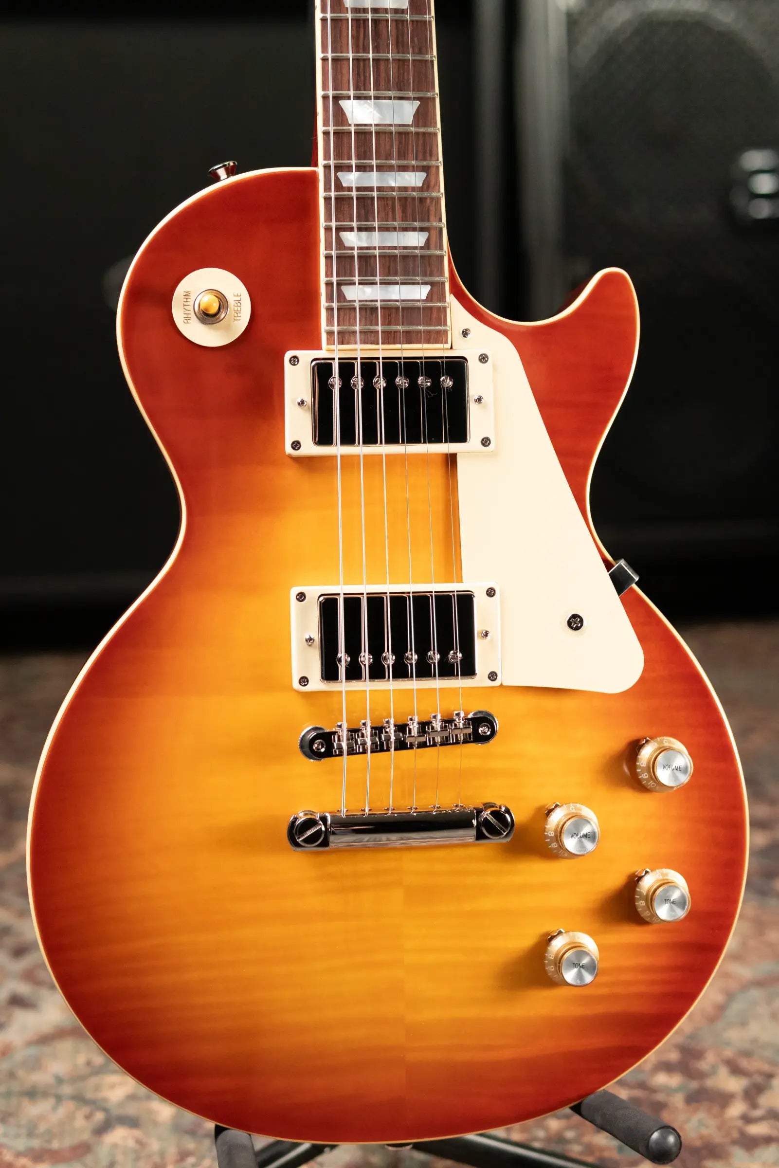 Epiphone 1960 Les Paul Standard Reissue Electric Guitar - Washed Cherry Sunburst with Hardshell Case