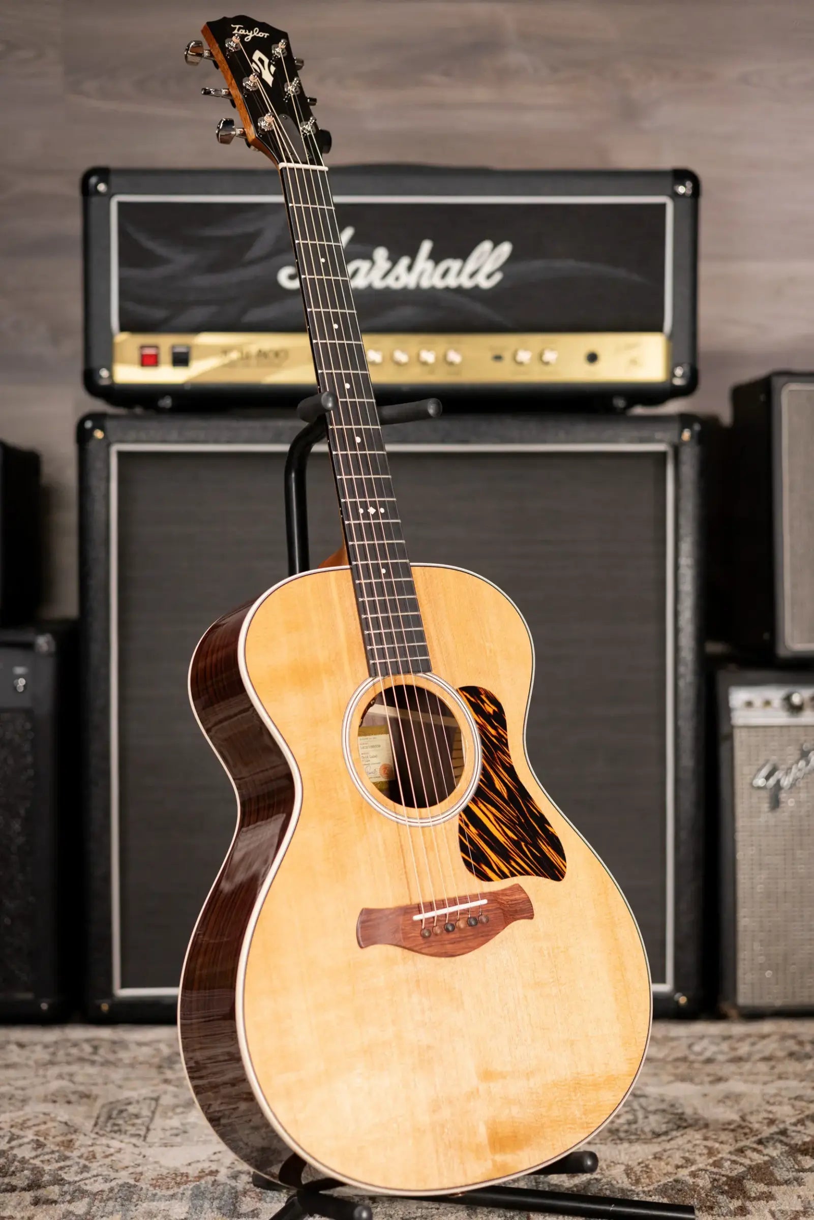 Taylor Gold Label 712e Grand Concert Acoustic/Electric Guitar - Natural with Hardshell Case