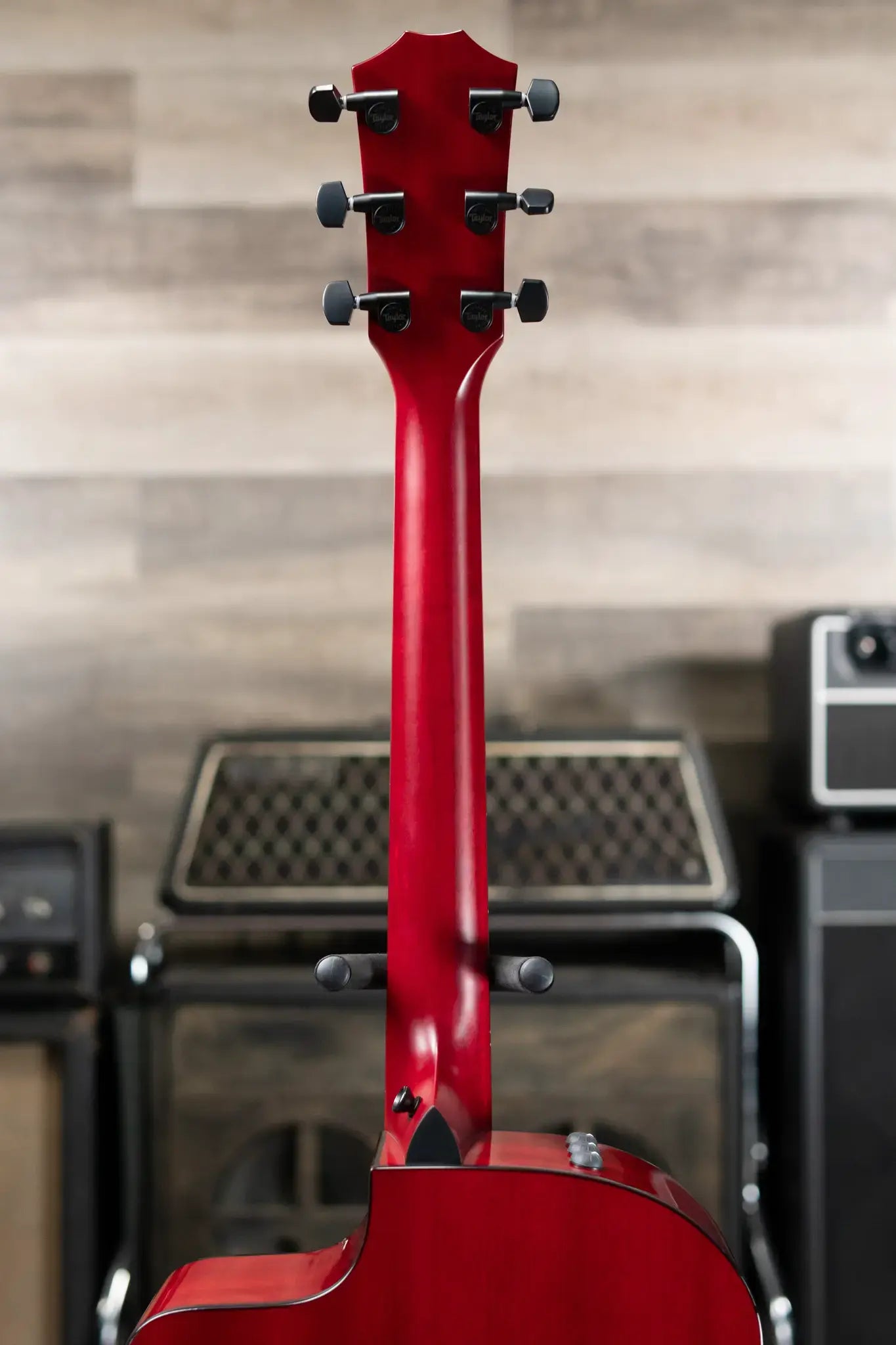 Taylor 224ce Plus Special Edition Grand Auditorium Acoustic/Electric Guitar - Trans Red Top with Aerocase