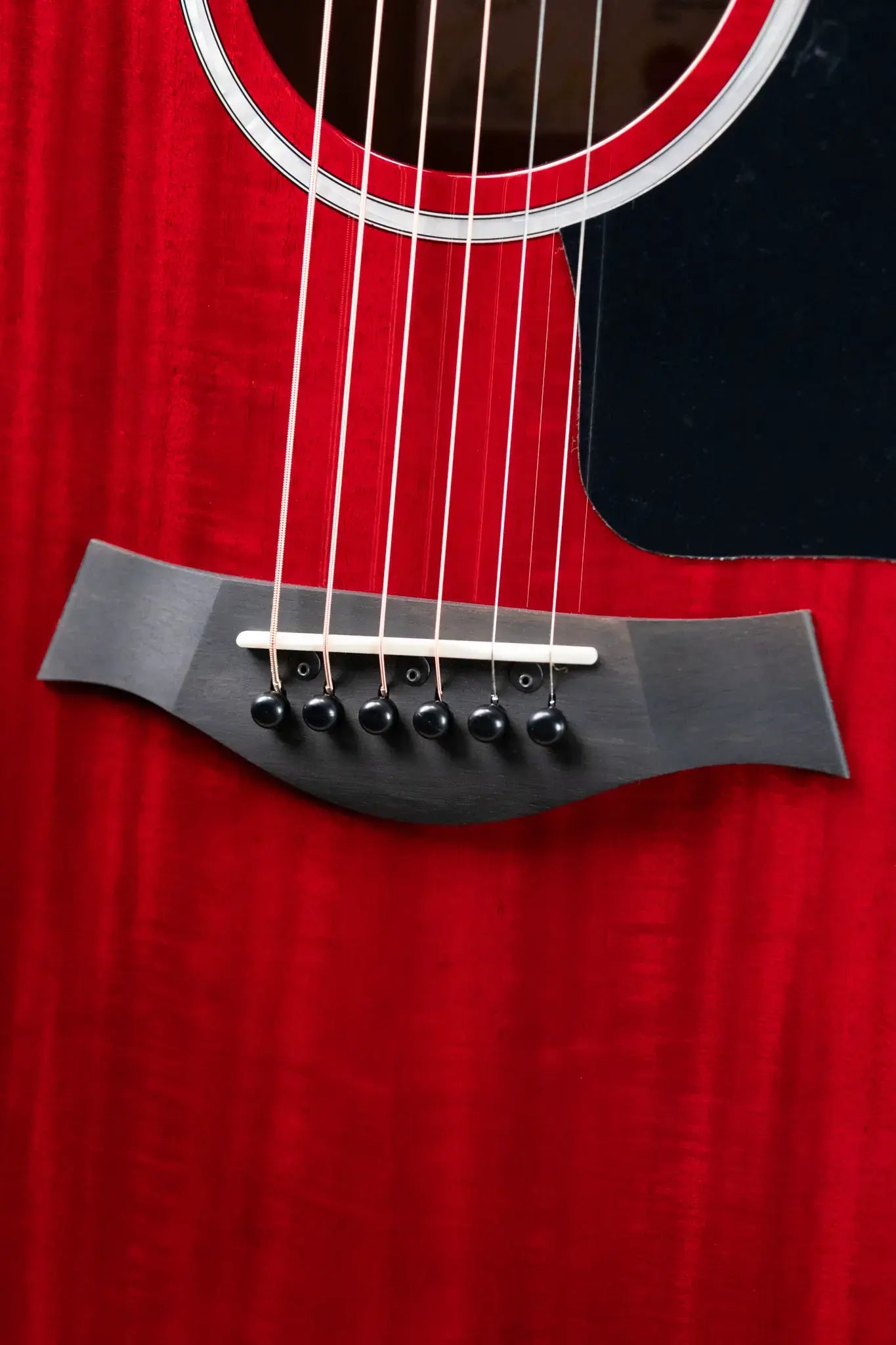 Taylor 224ce Plus Special Edition Grand Auditorium Acoustic/Electric Guitar - Trans Red Top with Aerocase