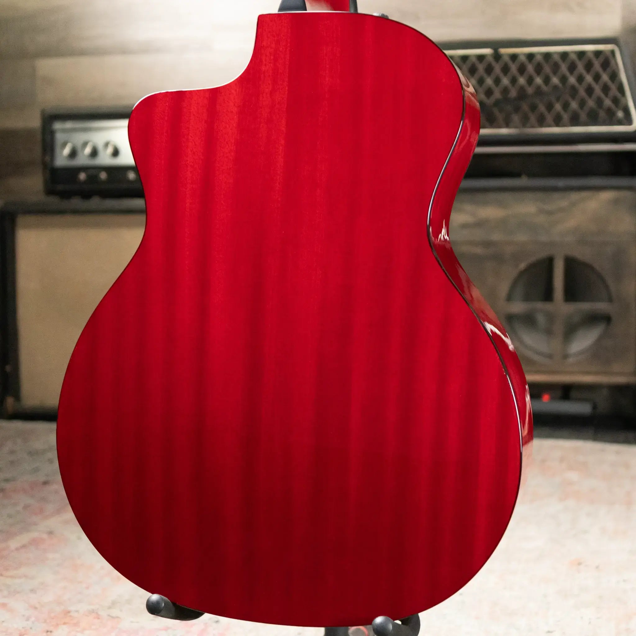 Taylor 224ce Plus Special Edition Grand Auditorium Acoustic/Electric Guitar - Trans Red Top with Aerocase