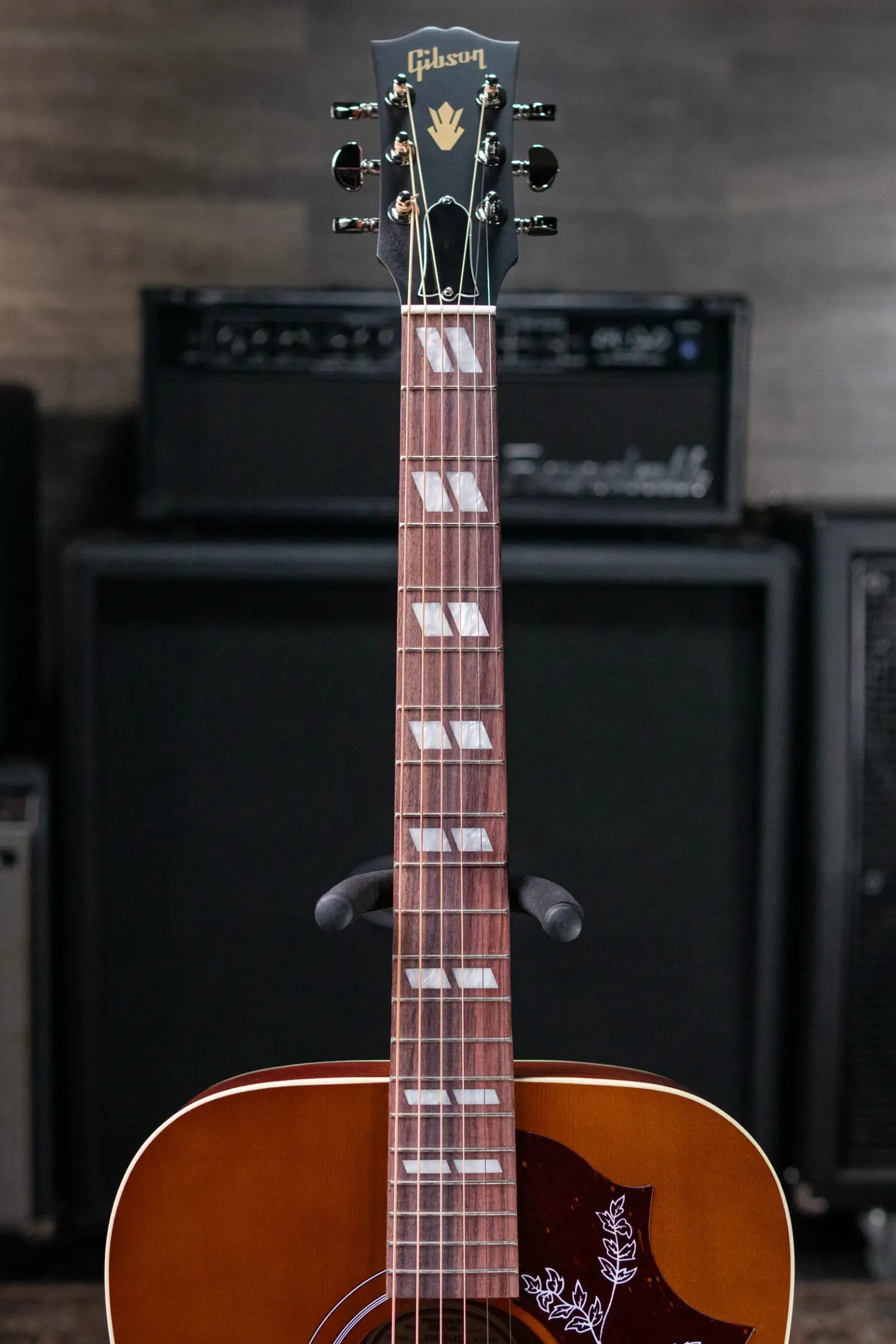 Gibson Hummingbird Special Dreadnought Acoustic/Electric Guitar - Honey Burst Satin with Gig Bag