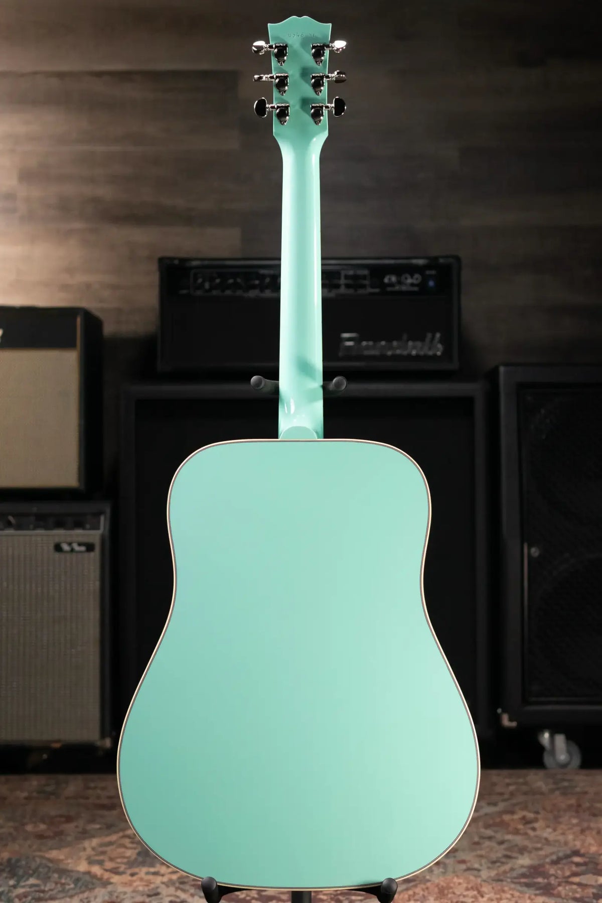Gibson Hummingbird Standard Acoustic/Electric Guitar - Southwestern Turquoise with Hardshell Case
