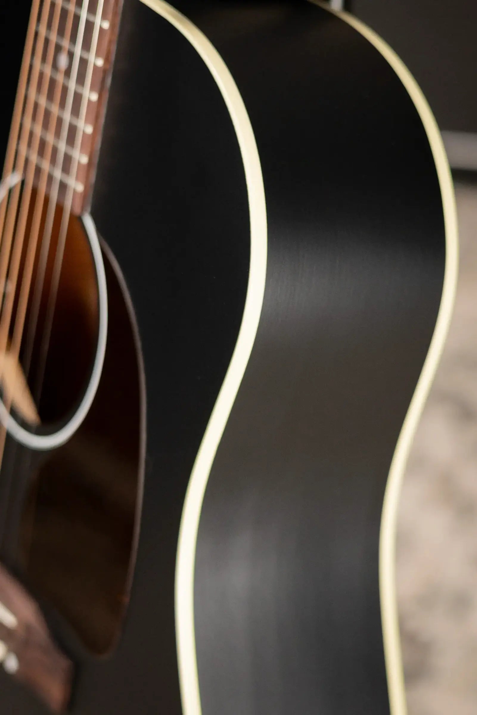 Gibson J-45 Special Dreadnought Acoustic Guitar - Ebony Satin with Gig Bag