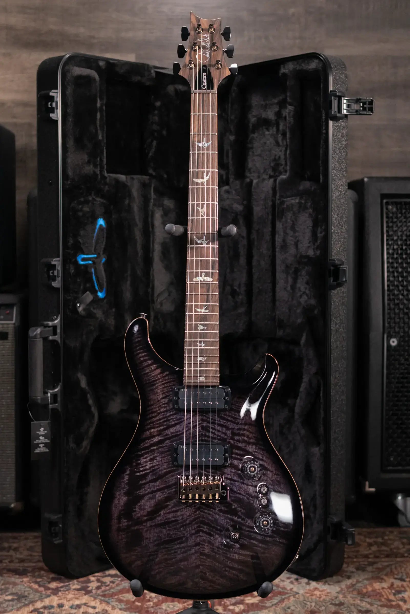 PRS Custom 24-08 Mango Top Limited Edition Electric Guitar - Purple Mist with Hardshell Case