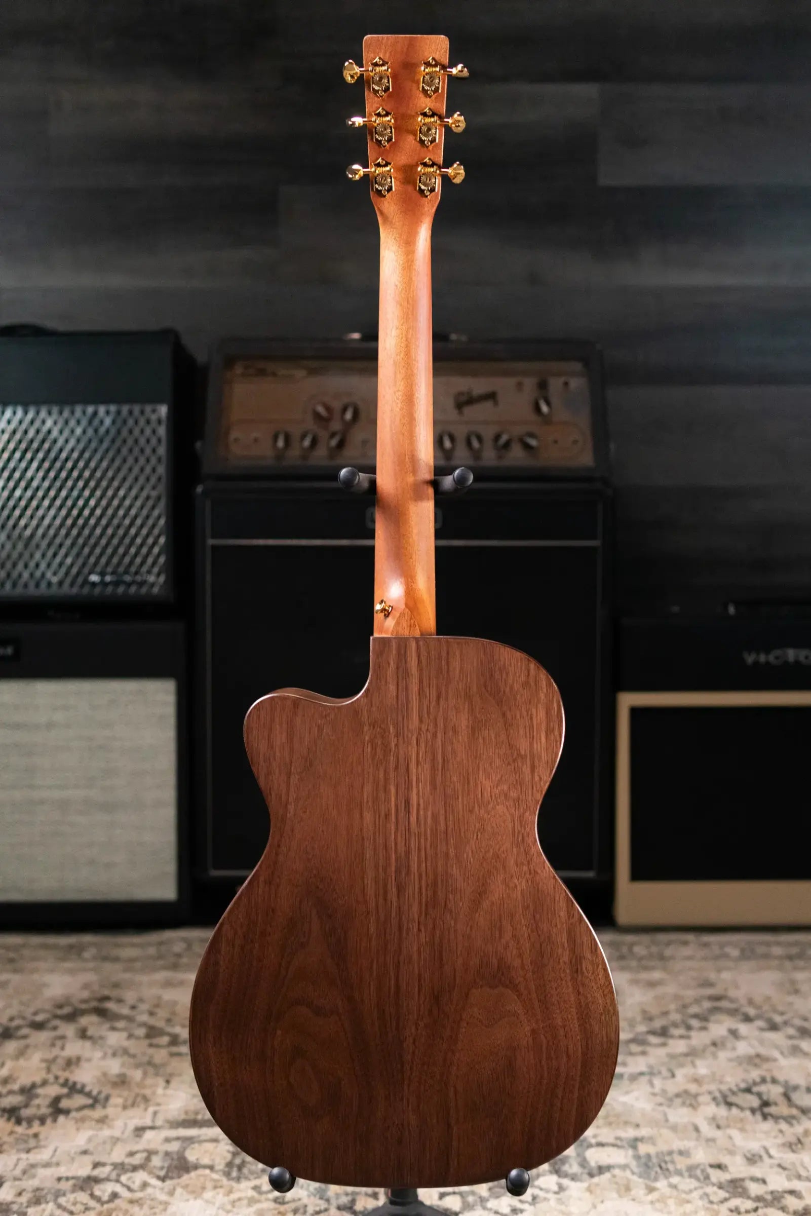 Martin 000 Jr-E Acoustic/Electric Guitar - Walnut Burst with Gig Bag