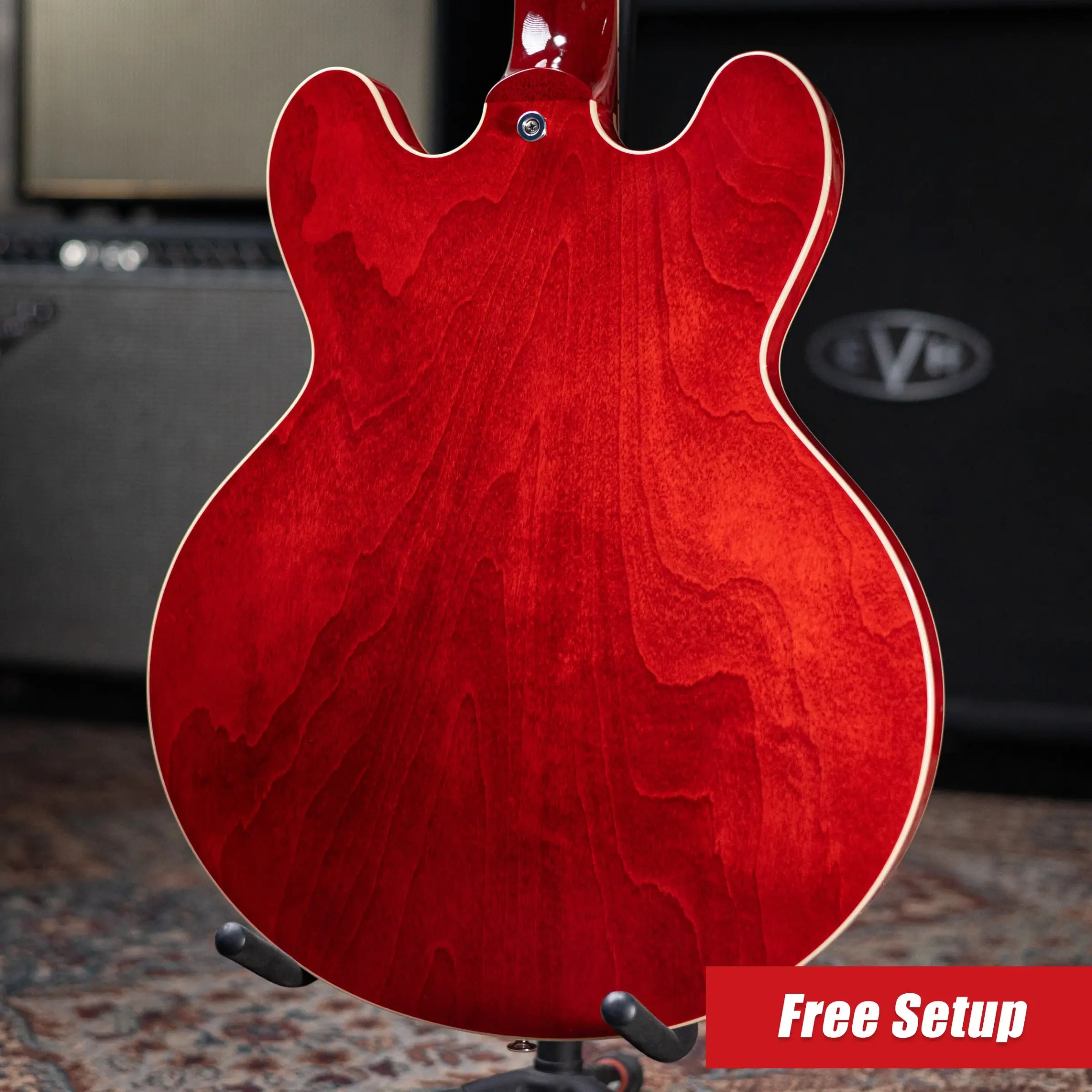 Gibson ES-335 60s Semi-Hollow Electric Guitar with Hard Shell Case - Sixties Cherry