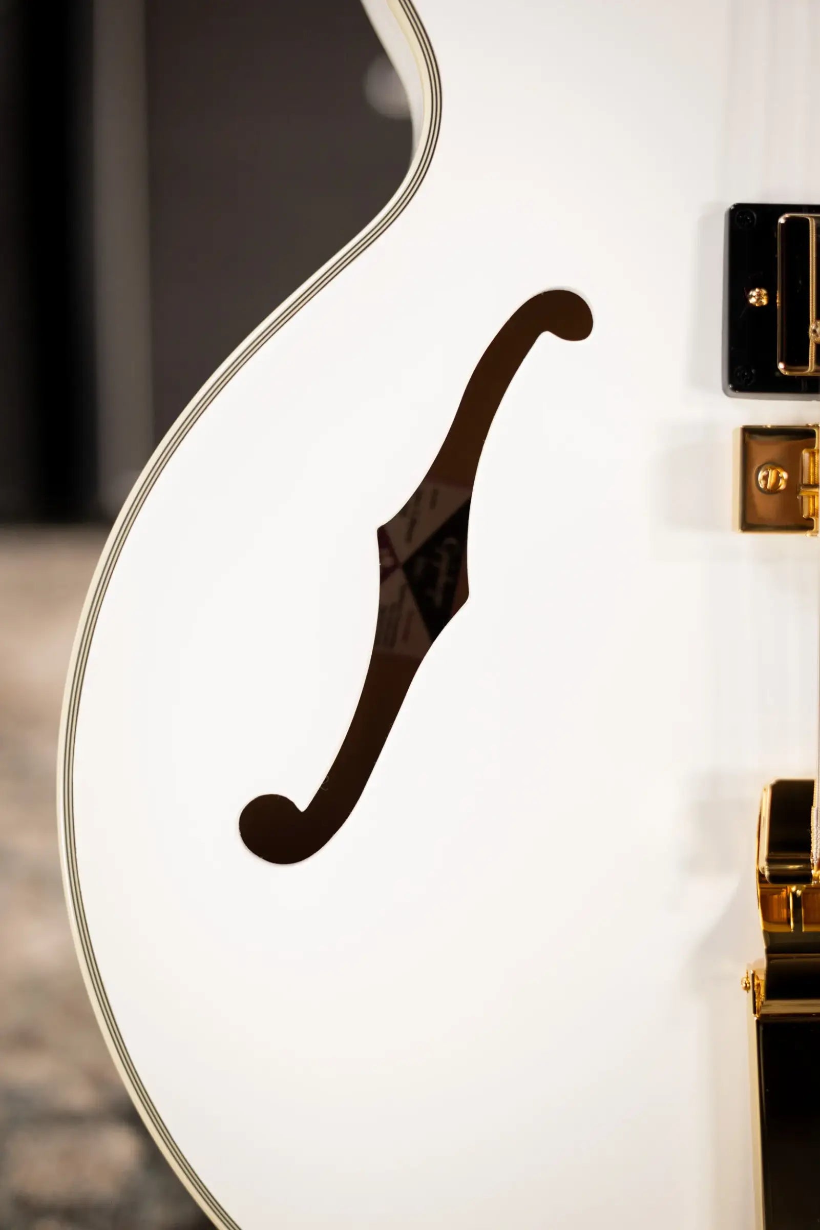 Epiphone IGC Alex Lifeson Signature 1976 ES-355 Reissue Semi-Hollow Electric Guitar - Alpine White with Hardshell Case