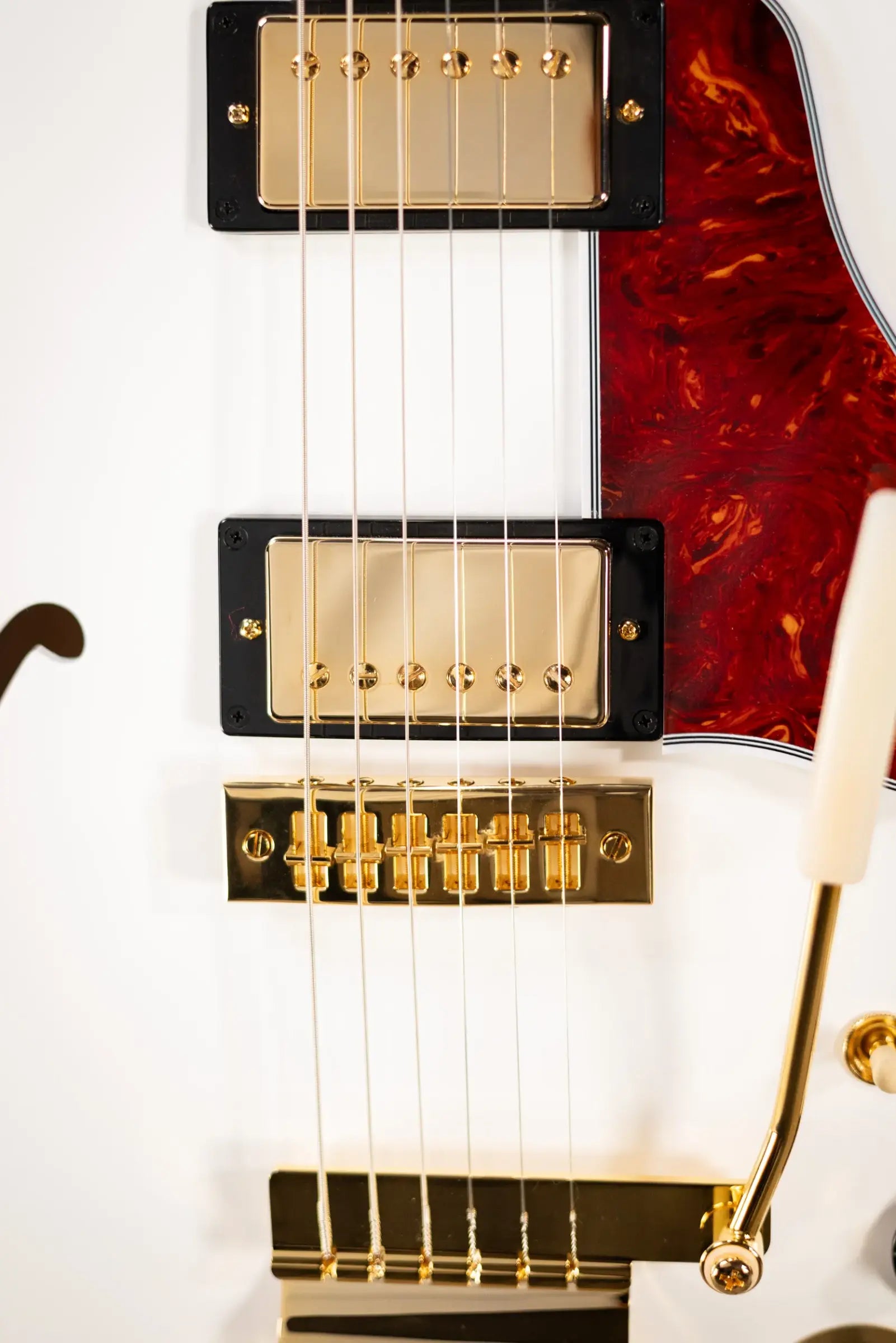 Epiphone IGC Alex Lifeson Signature 1976 ES-355 Reissue Semi-Hollow Electric Guitar - Alpine White with Hardshell Case