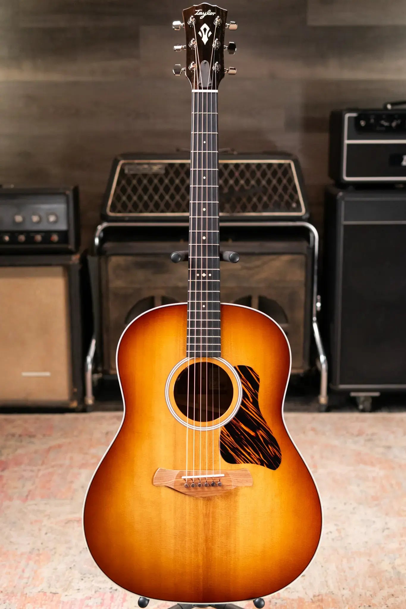Taylor Gold Label 517e SB Firestripe Pickguard Grand Pacific Acoustic/Electric Guitar - Burst Top with Hardshell Case