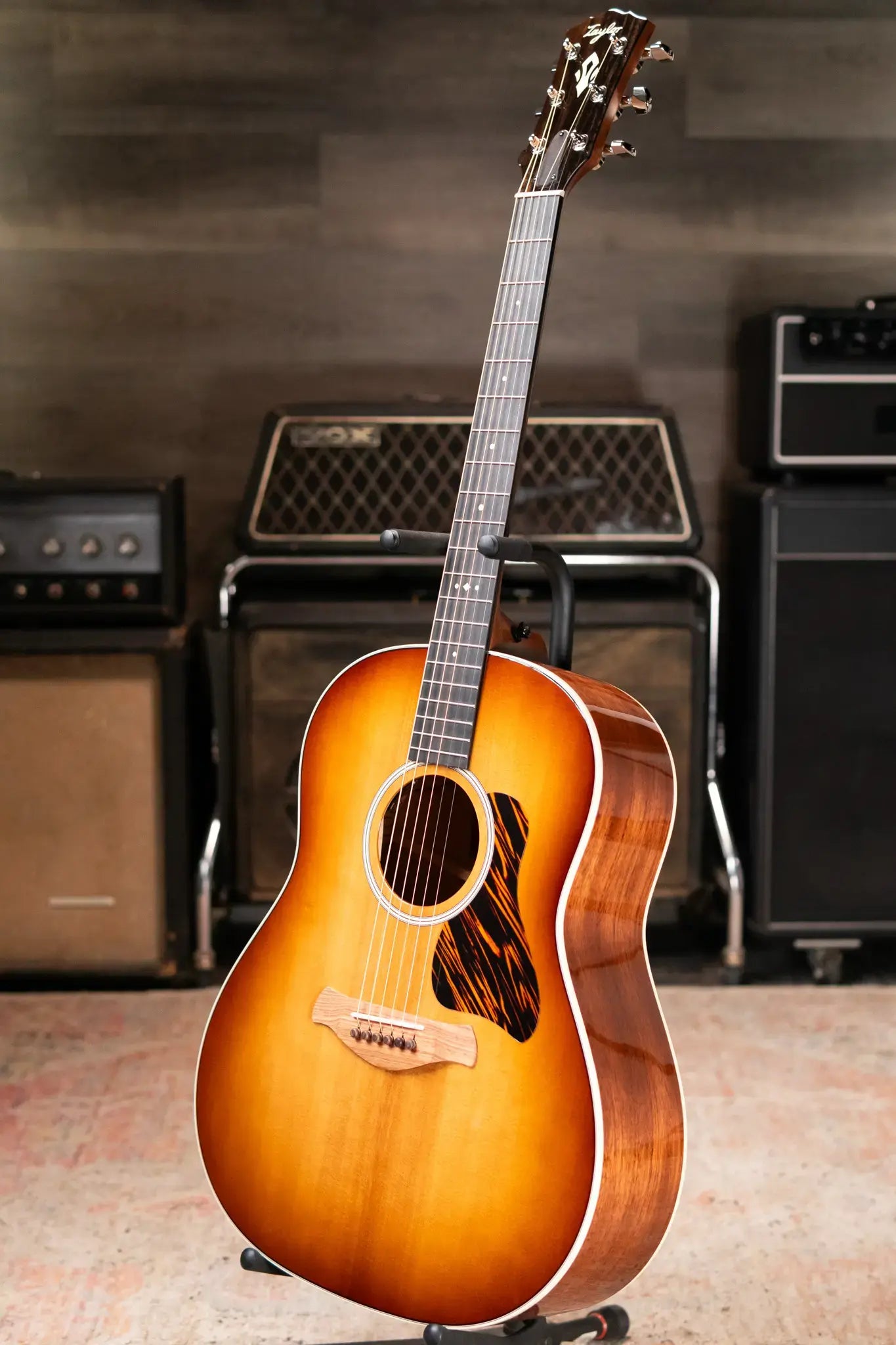 Taylor Gold Label 517e SB Firestripe Pickguard Grand Pacific Acoustic/Electric Guitar - Burst Top with Hardshell Case